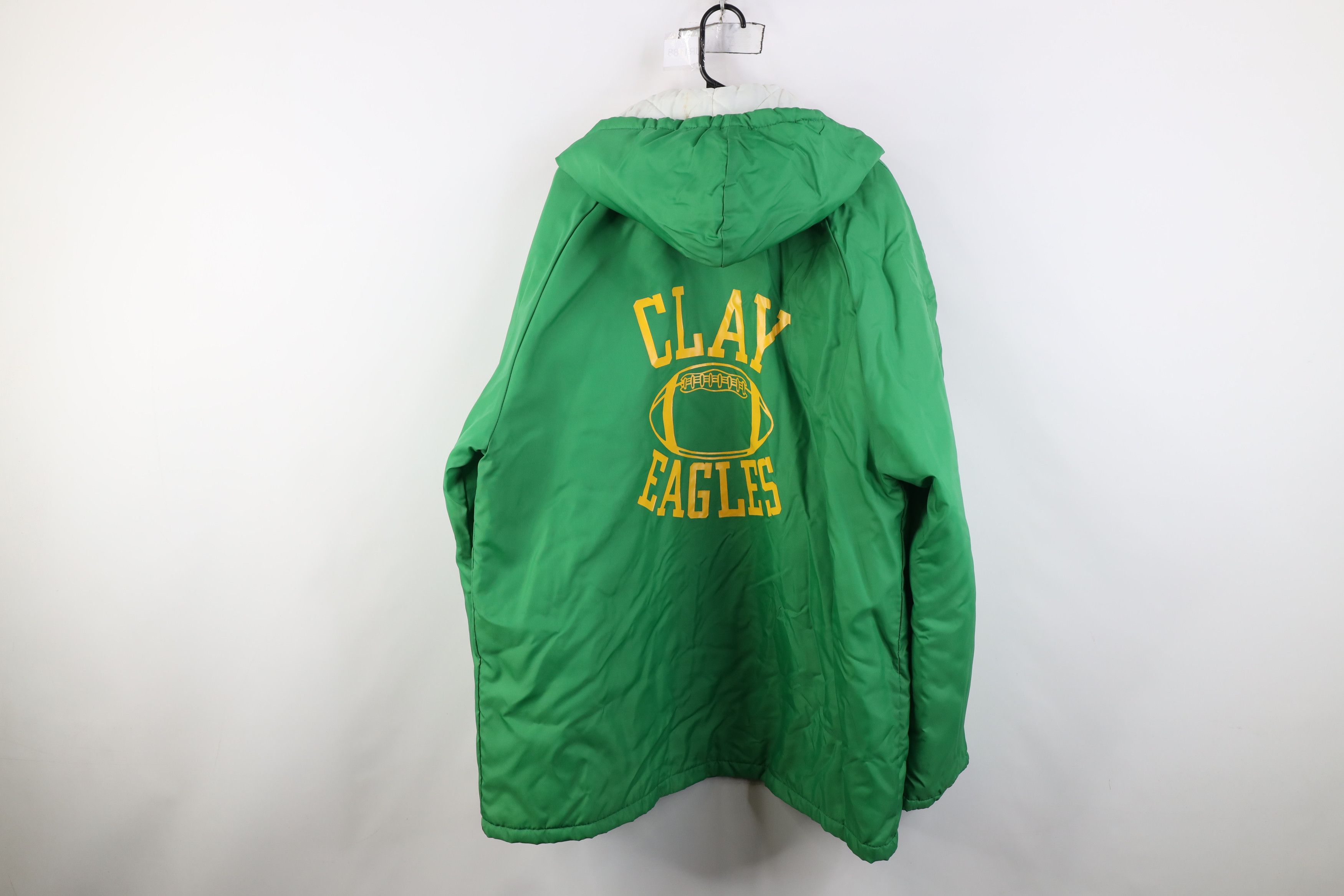 Vintage Vintage 70s Streetwear Hooded Parka Jacket Green USA Size US L / EU 52-54 / 3 - 13 Thumbnail