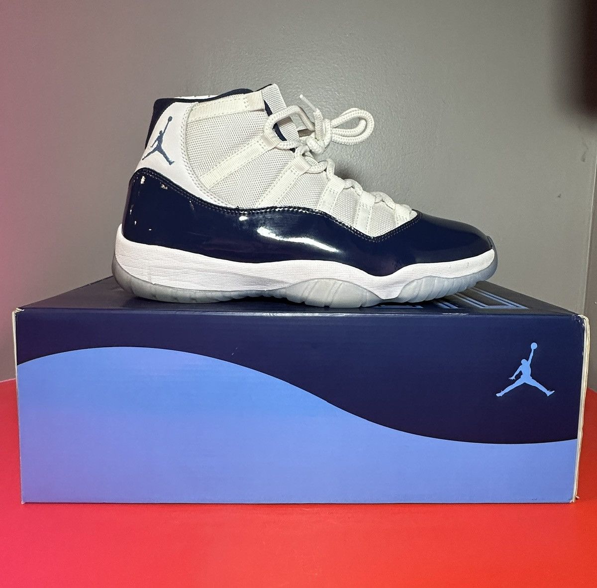 image of Size 11 - Jordan 11 Retro High Win Like '82 Shoes in Blue, Men's