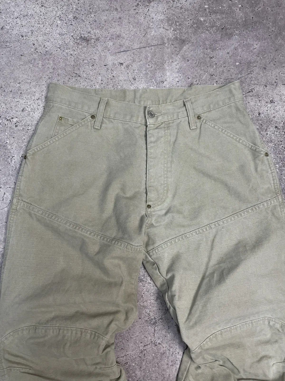 G-Star × Japanese Brand × Vintage Vintage Junya Watanabe Balenciaga Style Bondage Cargo Pants Size US 34 / EU 50 - 10 Thumbnail