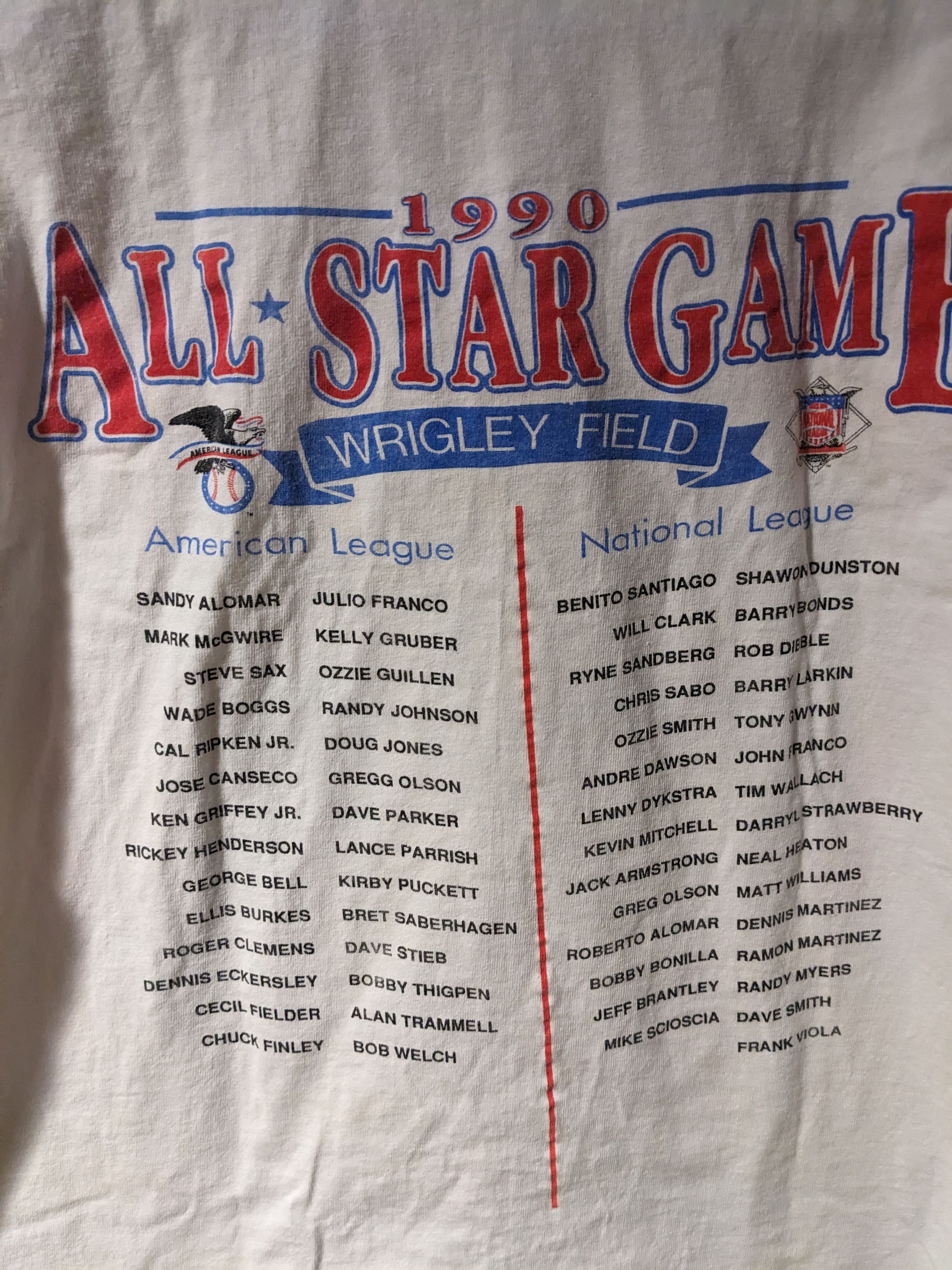 MLB × Salem Sportswear × Vintage Vintage 1990 All Star Chicago MLB Baseball Salem T-Shirt Size US XL / EU 56 / 4 - 8 Thumbnail