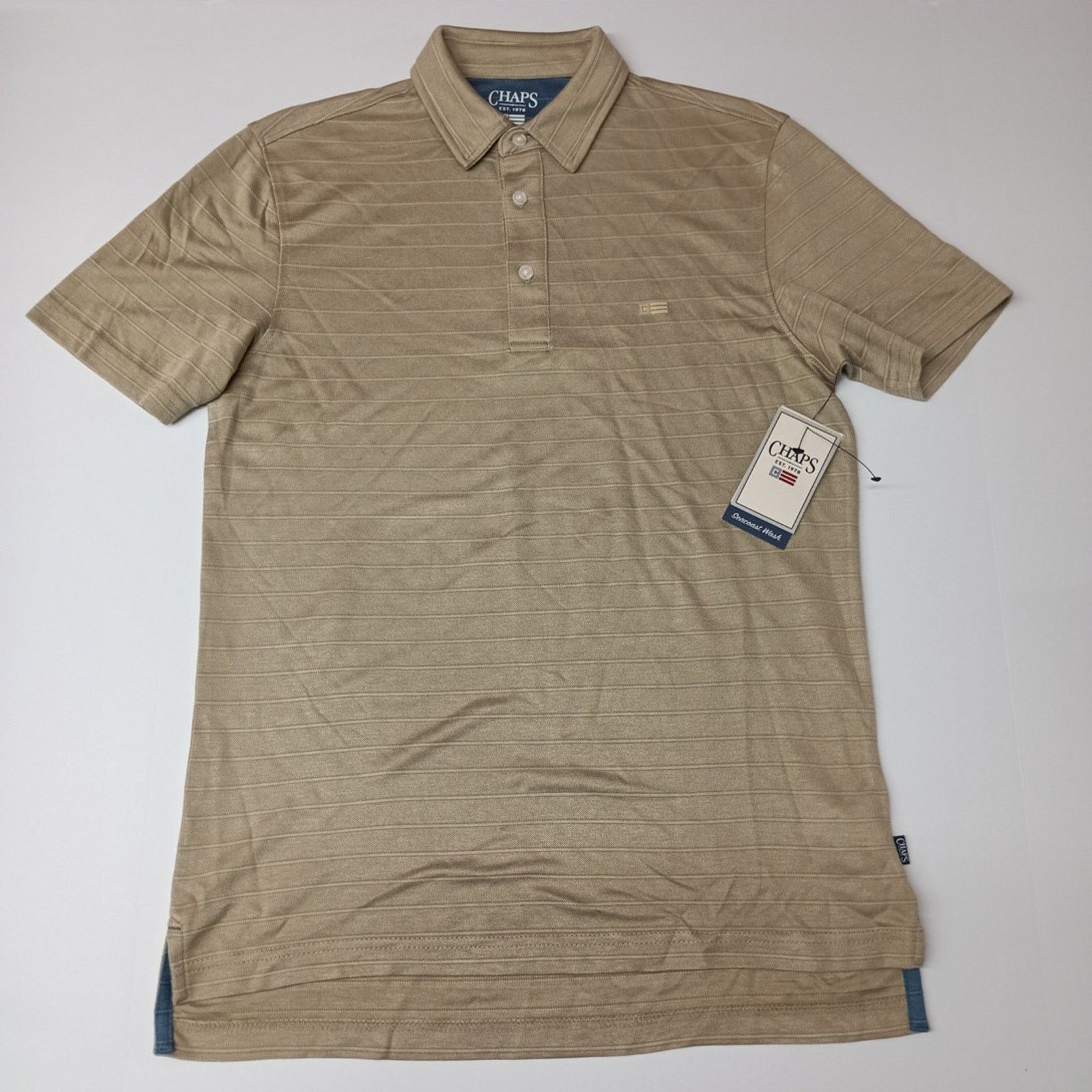Chaps Chaps Milton Polo Shirt Men's S Desert Khaki Seacoast Wash Size US S / EU 44-46 / 1 - 1 Thumbnail