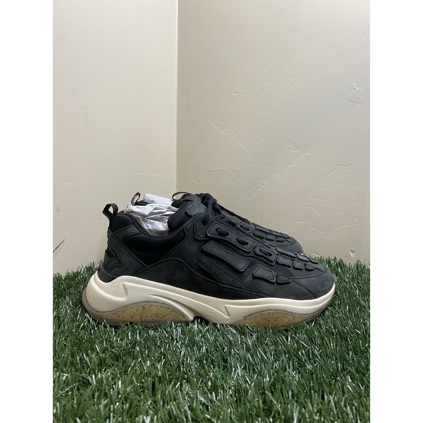 Amiri Amiri Bone Runner ‘Black White Clear’ | Size 8 | Authentic Size US 8 / EU 41 - 1 Thumbnail