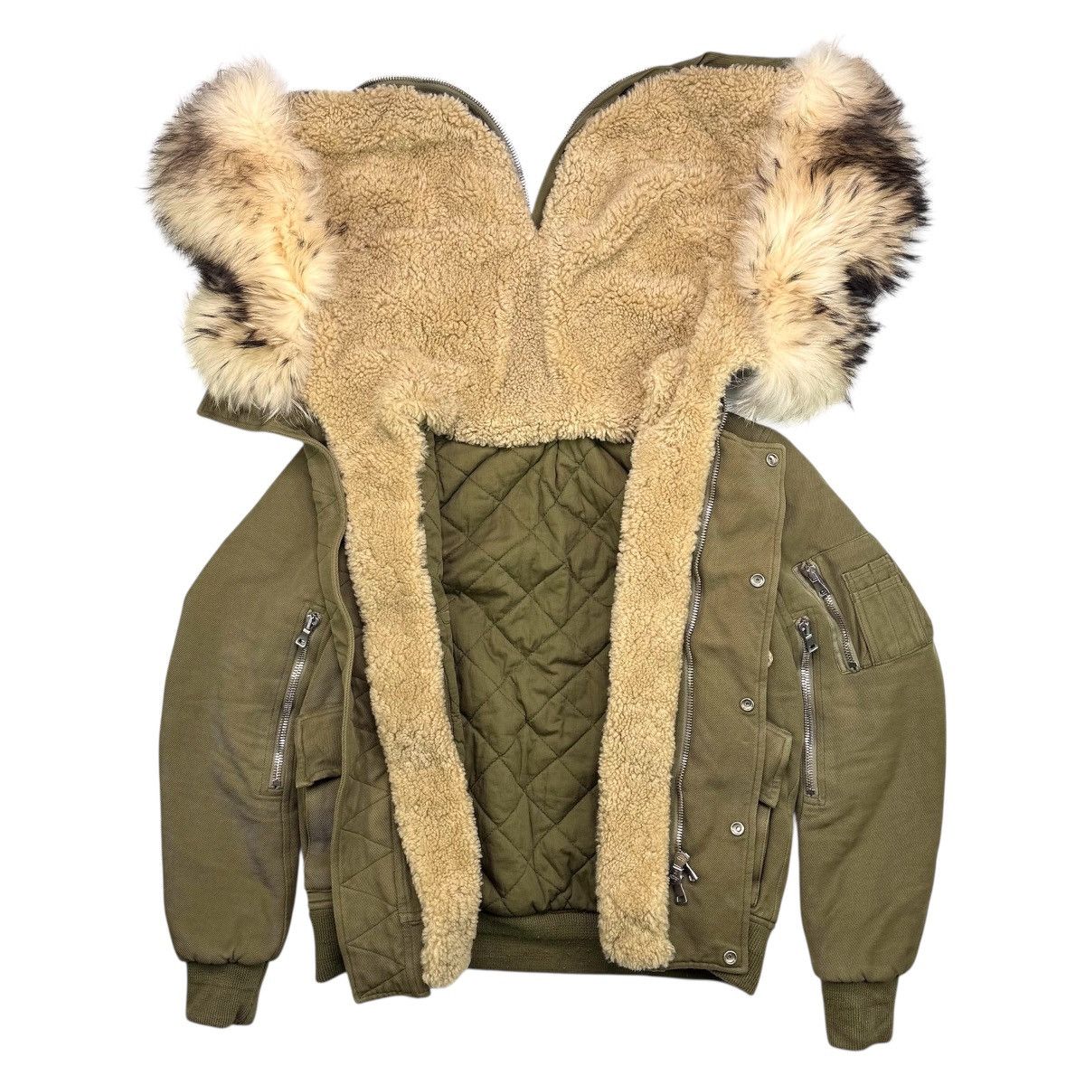 Balmain BALMAIN FW11 RACCOON FUR COAT Size US M / EU 48-50 / 2 - 5 Thumbnail