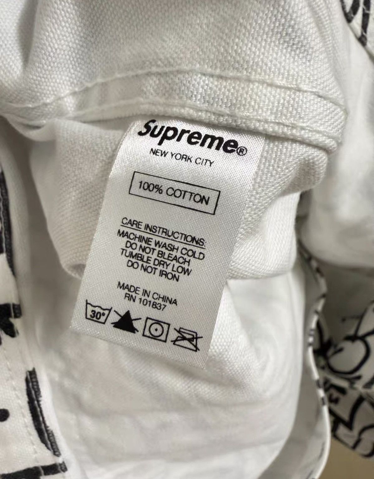 Supreme Supreme comme cdg shirt printed canvas chore coat jacket Size US L / EU 52-54 / 3 - 5 Thumbnail