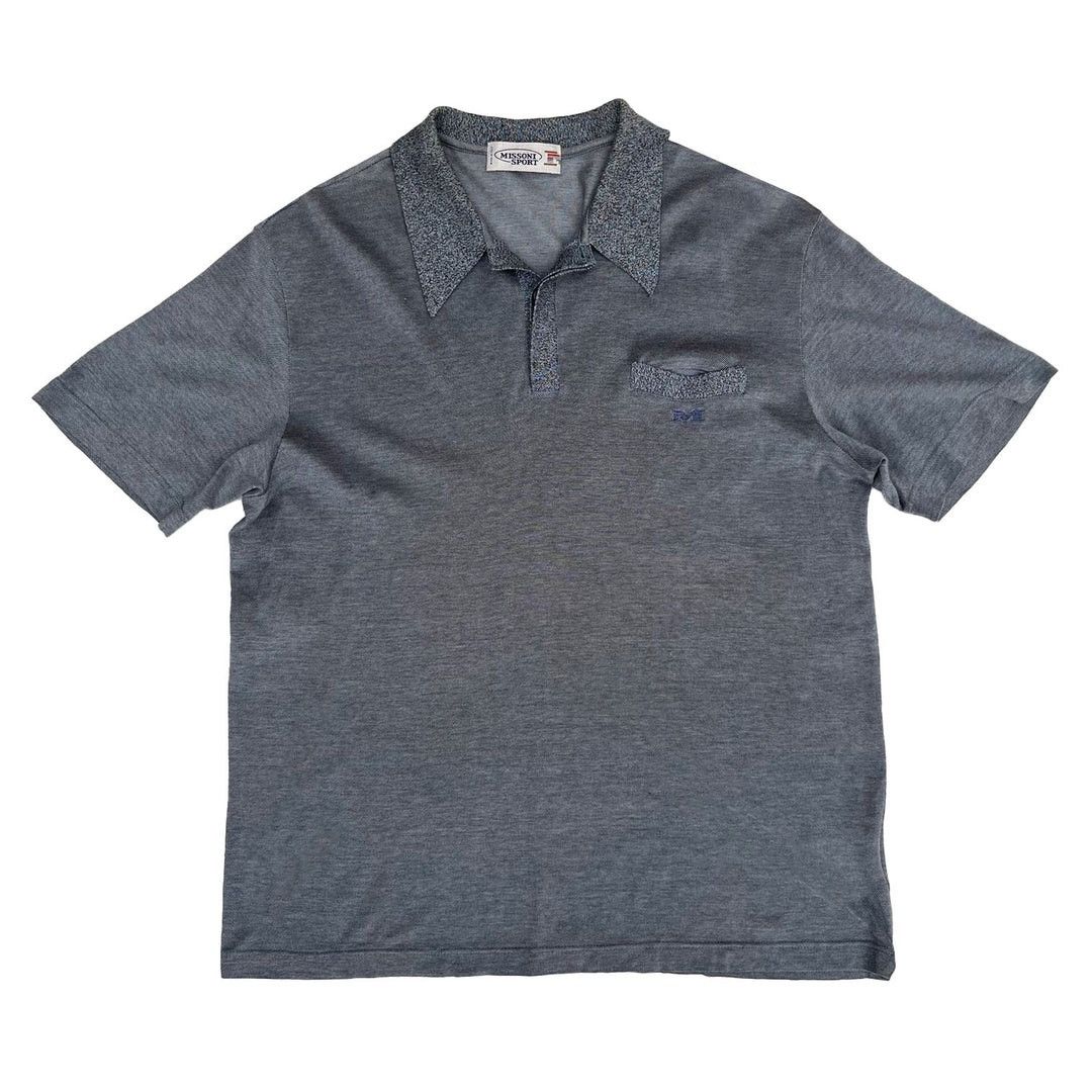 Missoni Missoni Sport 1990 90s Vintage Italy Made Rare Polo Shirt Size US M / EU 48-50 / 2 - 1 Thumbnail