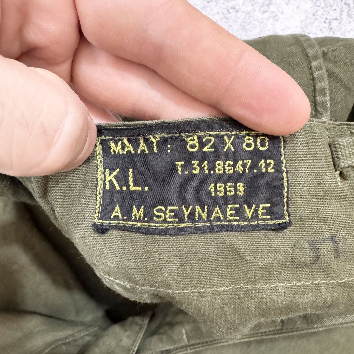 Vintage Vintage Army Military 1950s Pants 32 size Size US 32 / EU 48 - 10 Thumbnail
