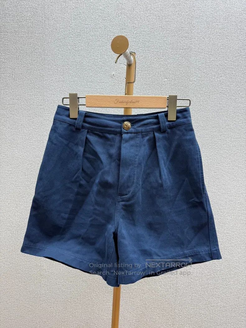 Loro Piana Loro Piana Navy blue shorts Size 25" / US 0 / IT 36 - 1 Thumbnail