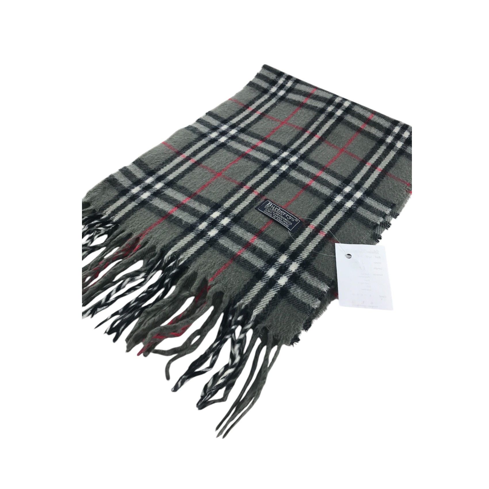 Burberry × Vintage Burberry Scarf / Muffler / Neckwear - WW2653 Size ONE SIZE - 3 Thumbnail