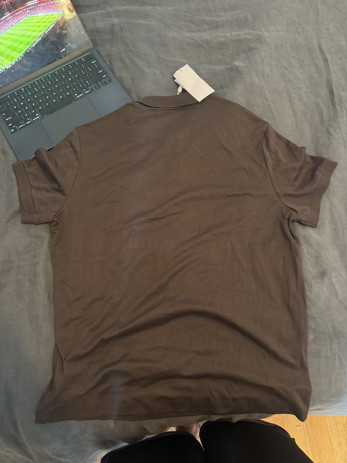 Lacoste Brown Lacoste polo tagged Size US XL / EU 56 / 4 - 3 Thumbnail