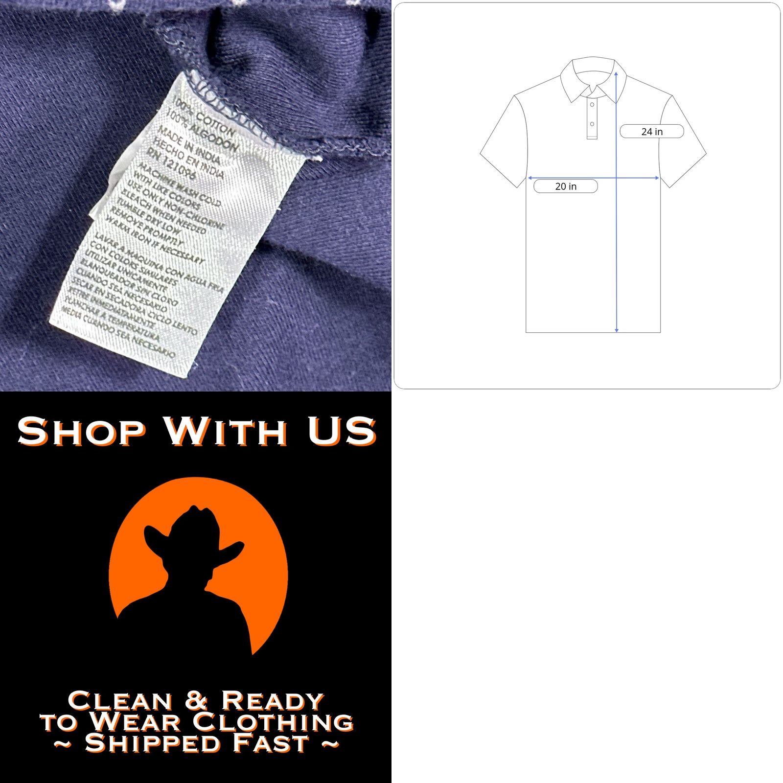 English Laundry VINTAGE English Laundry Polo Shirt Adult MEDIUM Navy Blue Graphic Pattern Pocket Size US M / EU 48-50 / 2 - 8 Thumbnail