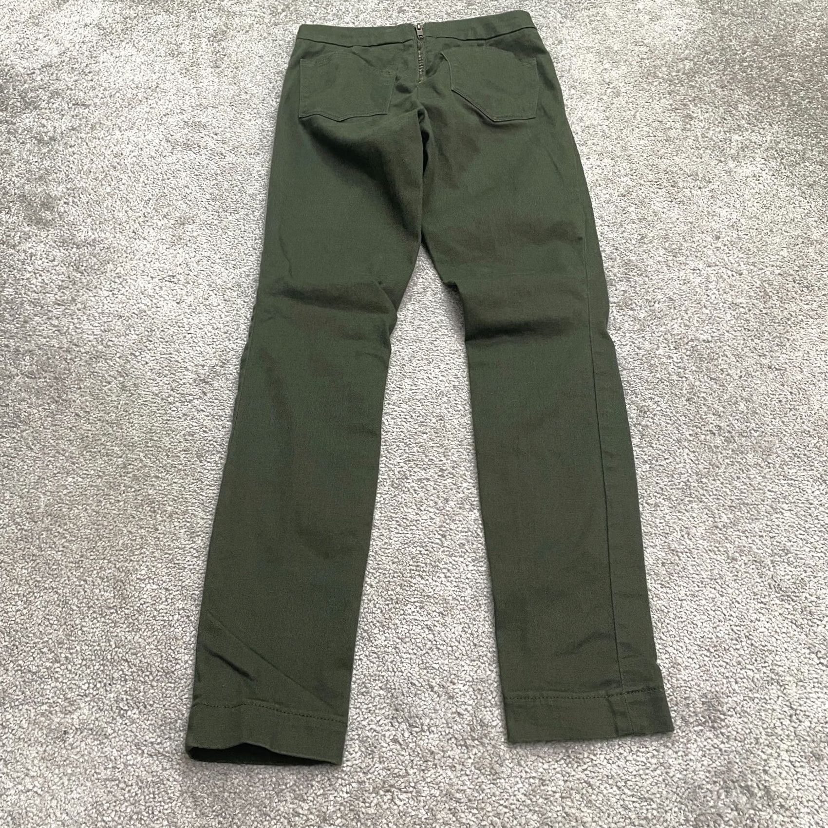 J.Crew J. Crew Pants Womens 00 Green Skinny Mid Rise Casual Slim 26x28 Stretch Dannie Size 24" / US 00 / IT 34 - 2 Thumbnail