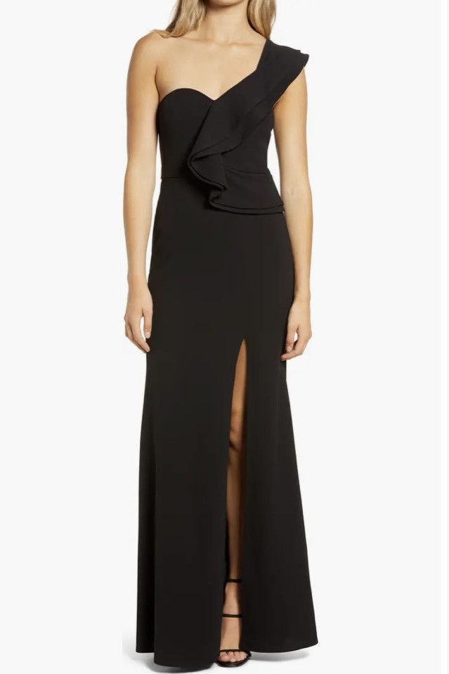Lulus Stunning Sapphire One-Shoulder Gown –A Main Character Moment Size S / US 4 / IT 40 - 2 Thumbnail