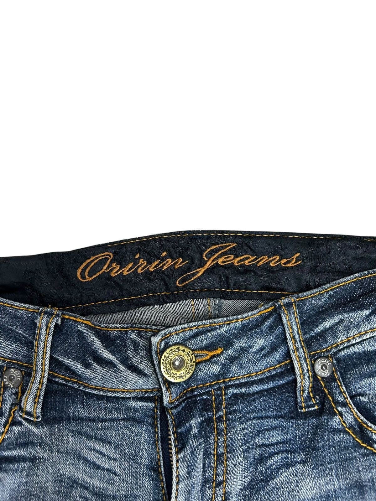 Hysteric Glamour × Japanese Brand Flare Origin Japan Jean Clawn Marks Storm Light Washe Unisex Size US 27 - 12 Thumbnail