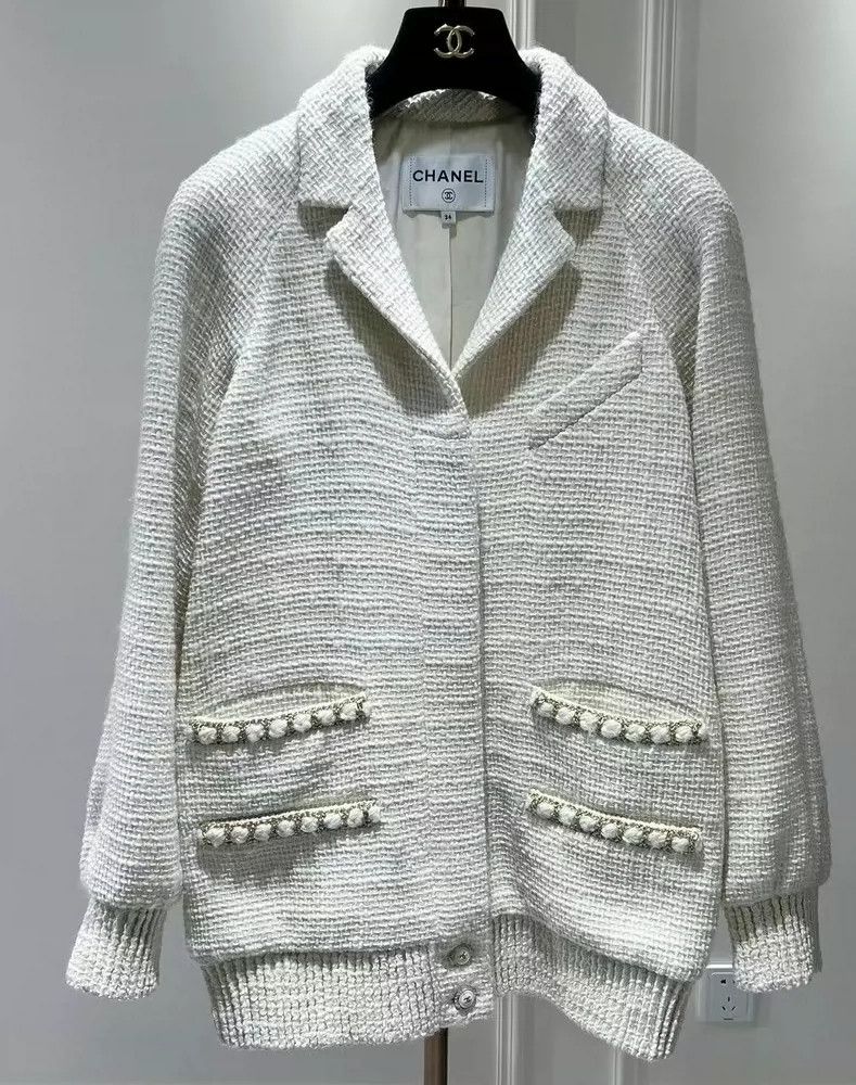 Chanel Chanel 2019 Autumn and Winter Preview Series Beige Woven C Size XXS / US 00 / IT 34 - 2 Thumbnail