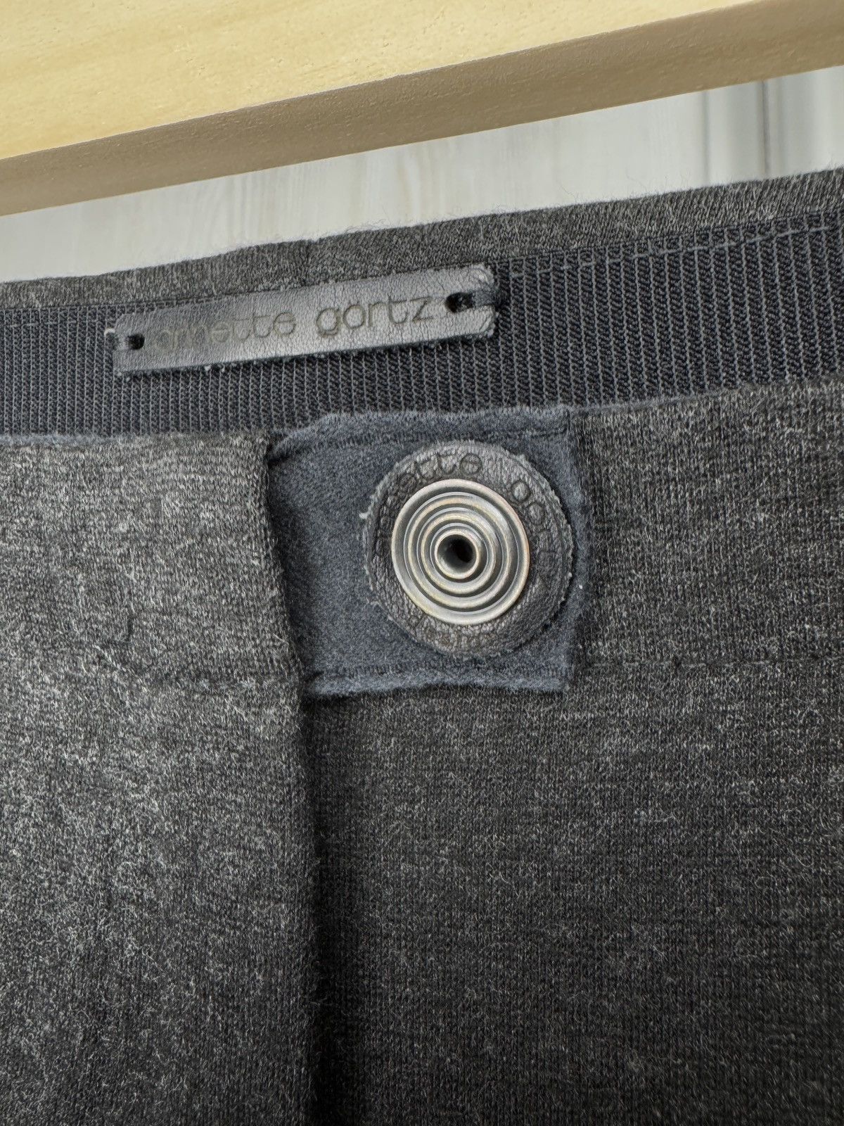 Annette Gortz ANNETTE GORTZ Womens Grey Viscose Polyamide Stretch Pants Size 28" / US 6 / IT 42 - 4 Thumbnail