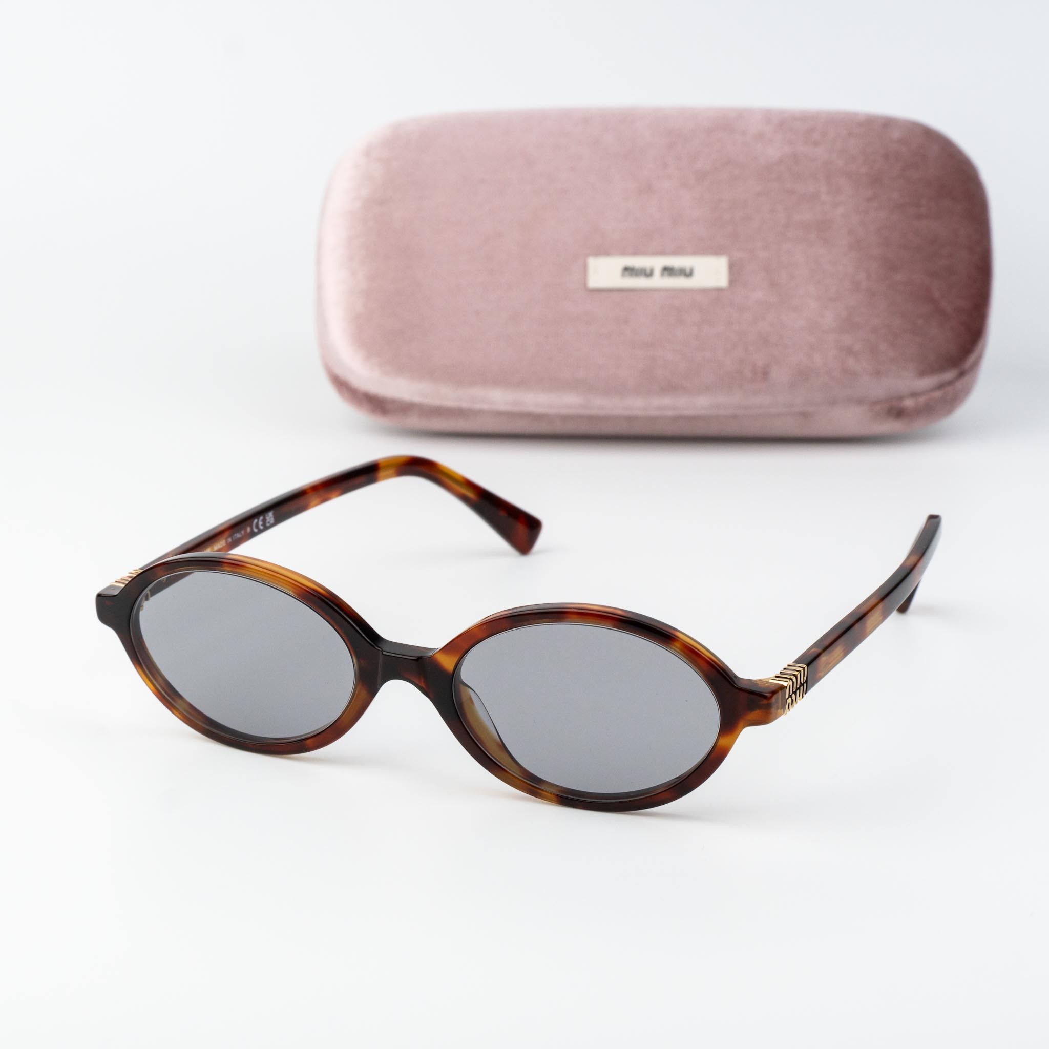 Miu Miu Miu Miu REGARD Sunglasses MU04ZS 21C40O NEW AUTHENTIC Size ONE SIZE - 1 Thumbnail
