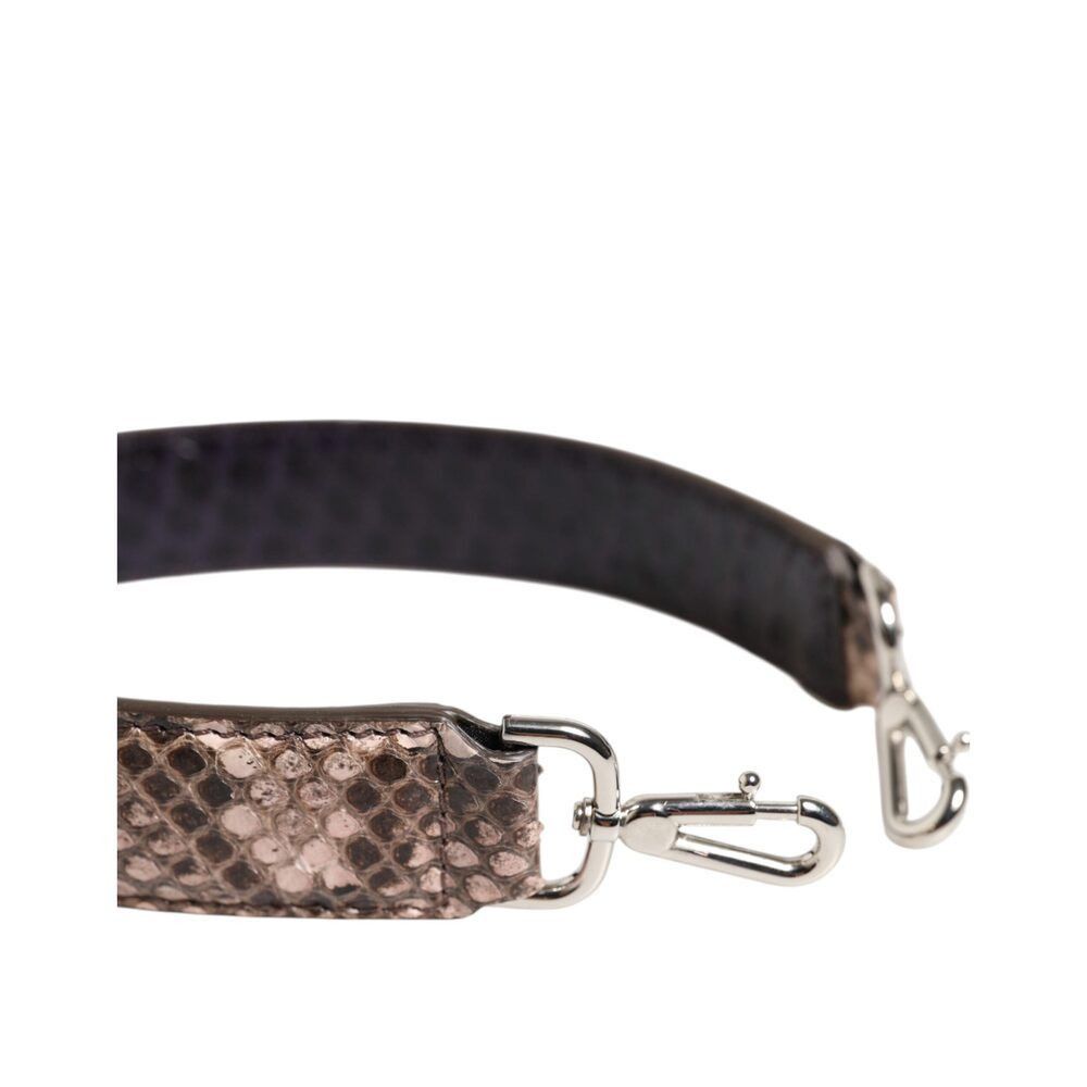 Dolce & Gabbana Dolce & Gabbana Brown Exotic Leather Handbag Accessory Shoul Size ONE SIZE - 4 Thumbnail