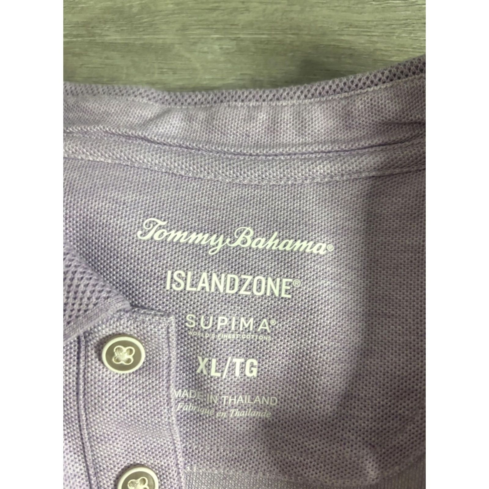 Tommy Bahama Tommy Bahama Polo Shirt Mens XL Purple IslandZone Supima Marlin Logo Casual Size US XL / EU 56 / 4 - 3 Thumbnail