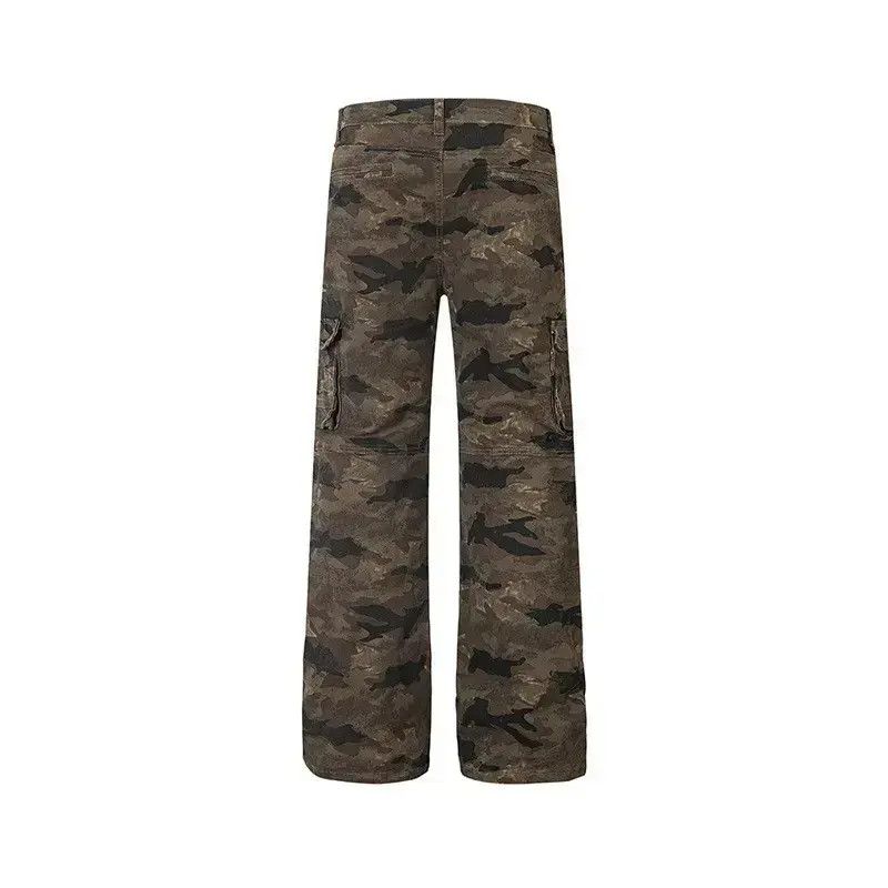 Japanese Brand Retro loose hip-hop camouflage jeans Size US 32 / EU 48 - 6 Thumbnail