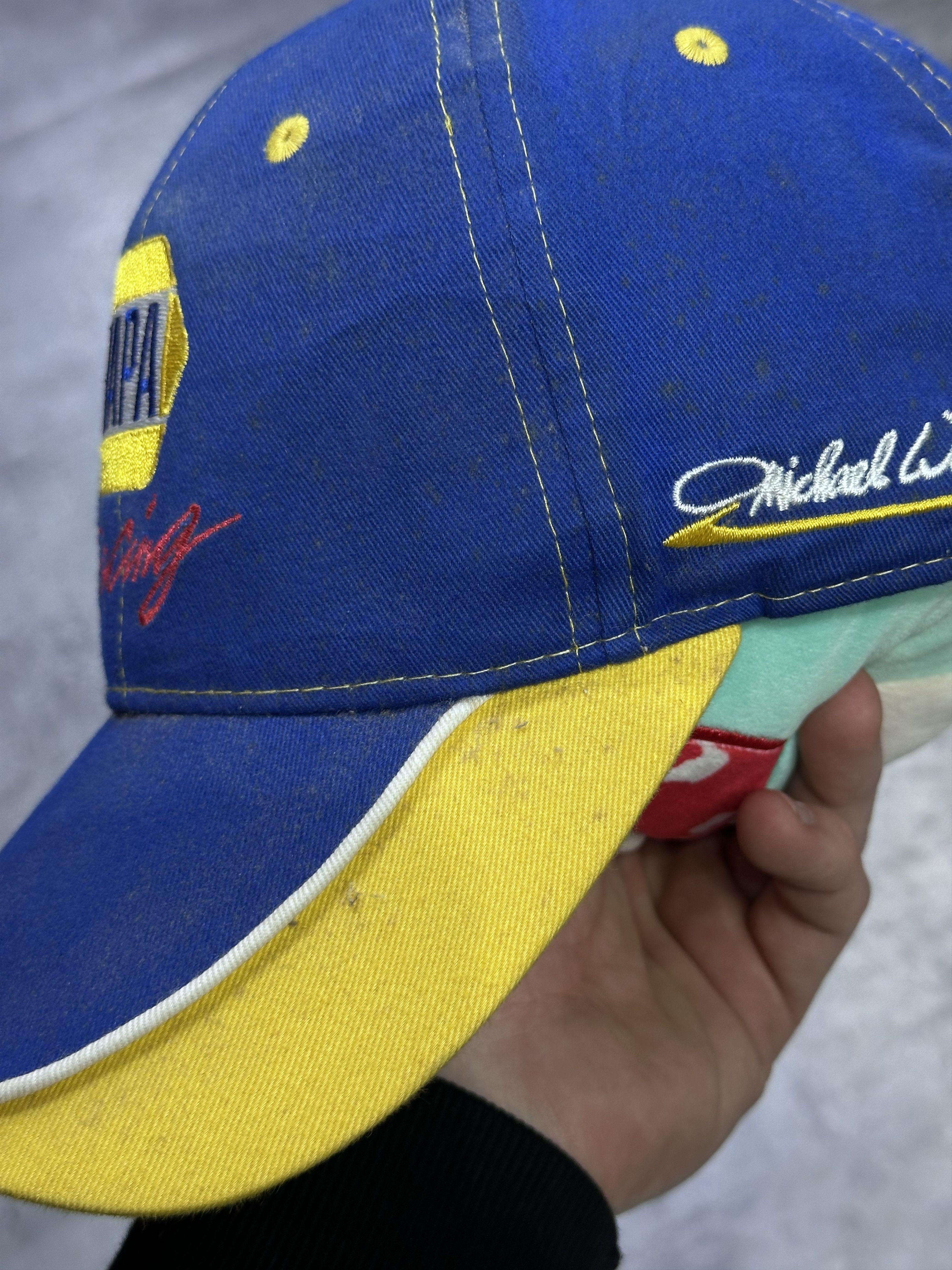 NASCAR Nascar blue yellow hat napa racing Size ONE SIZE - 5 Thumbnail