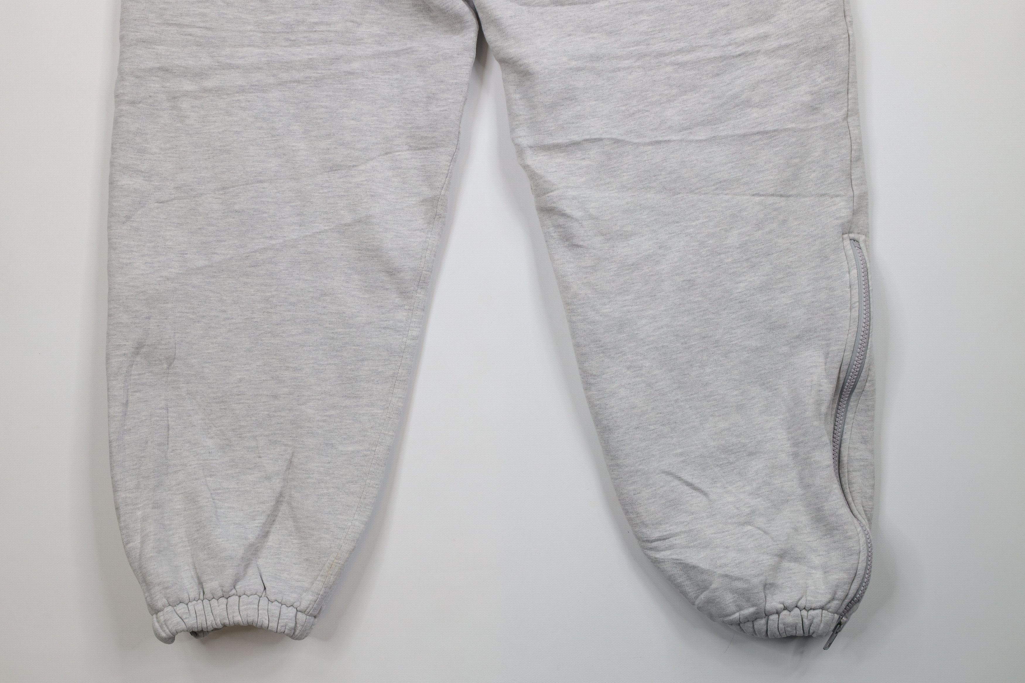 Nike × Vintage Vintage 90s Nike Mini Swoosh Heavyweight Sweatpants Joggers Size US 36 / EU 52 - 13 Thumbnail