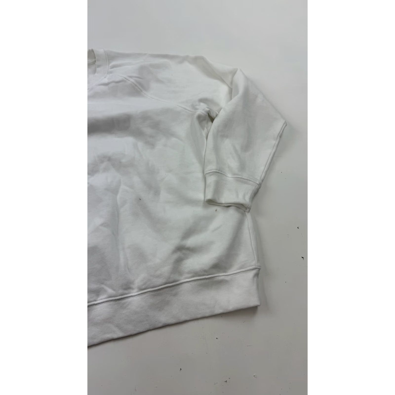 H&M H&M Mens Sweatshirt Medium White Crewneck Pullover Solid Casual Basic Size US M / EU 48-50 / 2 - 2 Thumbnail