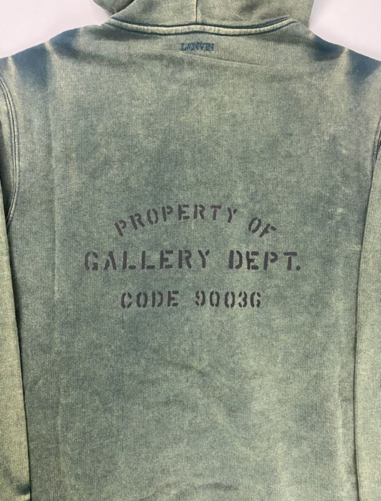 Gallery Dept. × Lanvin *Rare* Lanvin x Gallery Dept Green Hoodie Size US XL / EU 56 / 4 - 6 Thumbnail