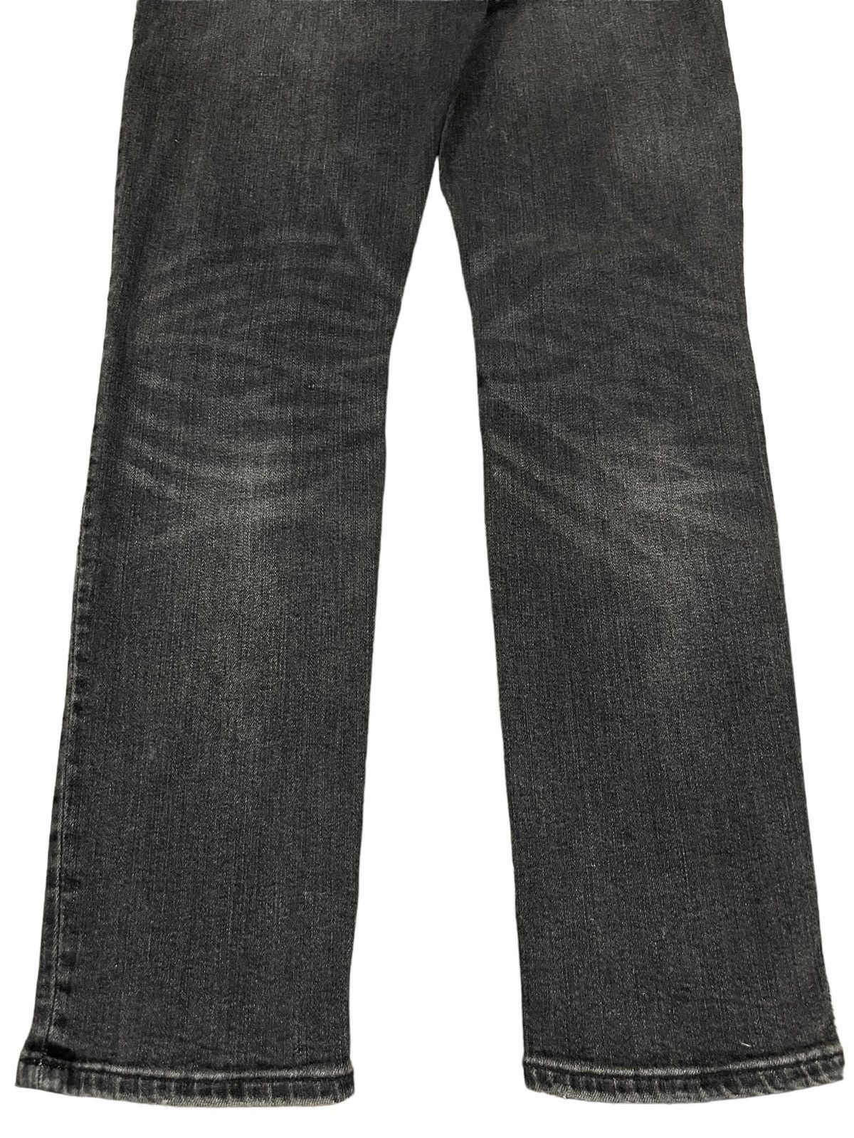 14th Addiction Vintage Japanese Brand Trash Deep Dark Black Distressed Jean Size US 32 / EU 48 - 6 Thumbnail