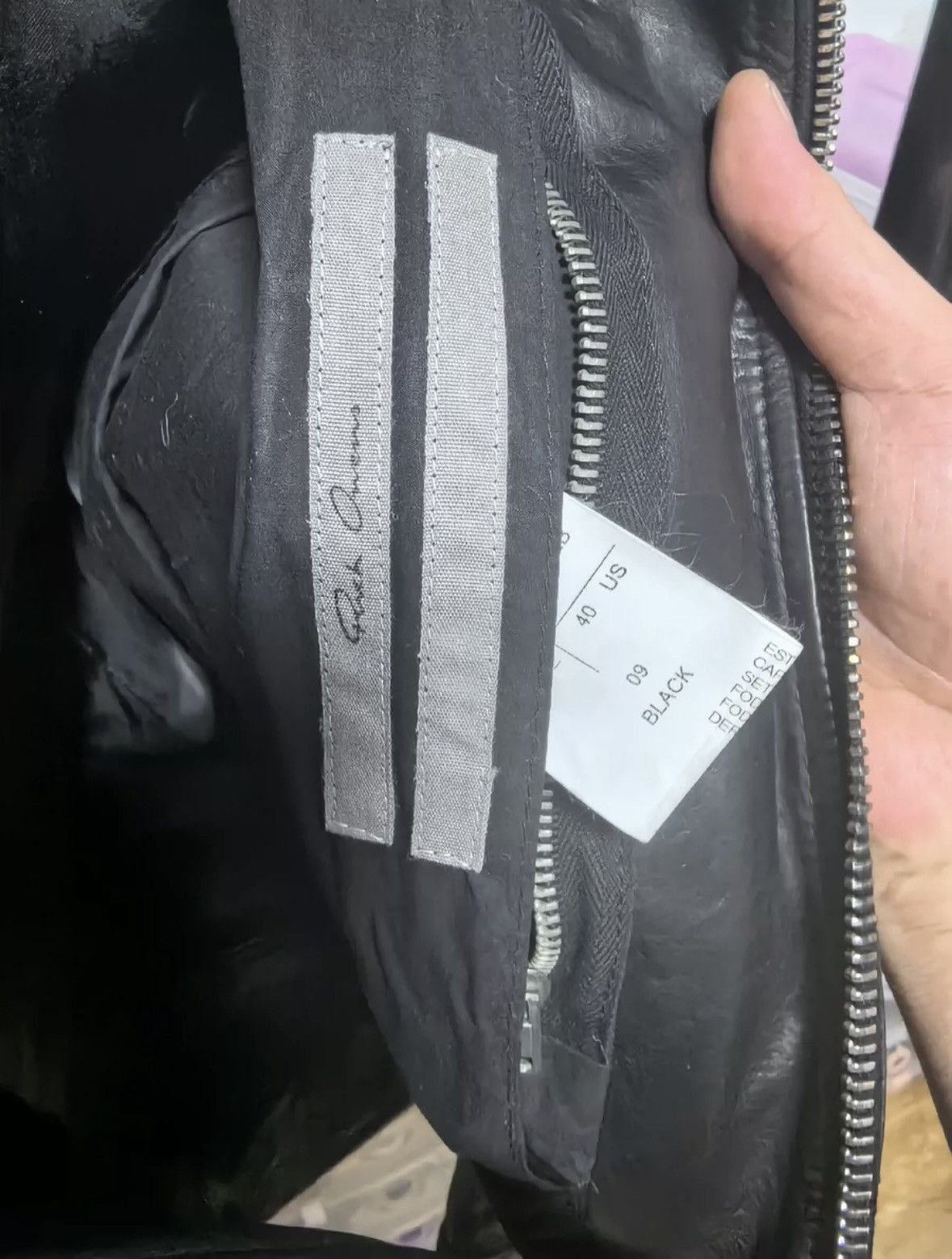 Rick Owens Rickowens leatherjacket Size US M / EU 48-50 / 2 - 9 Thumbnail