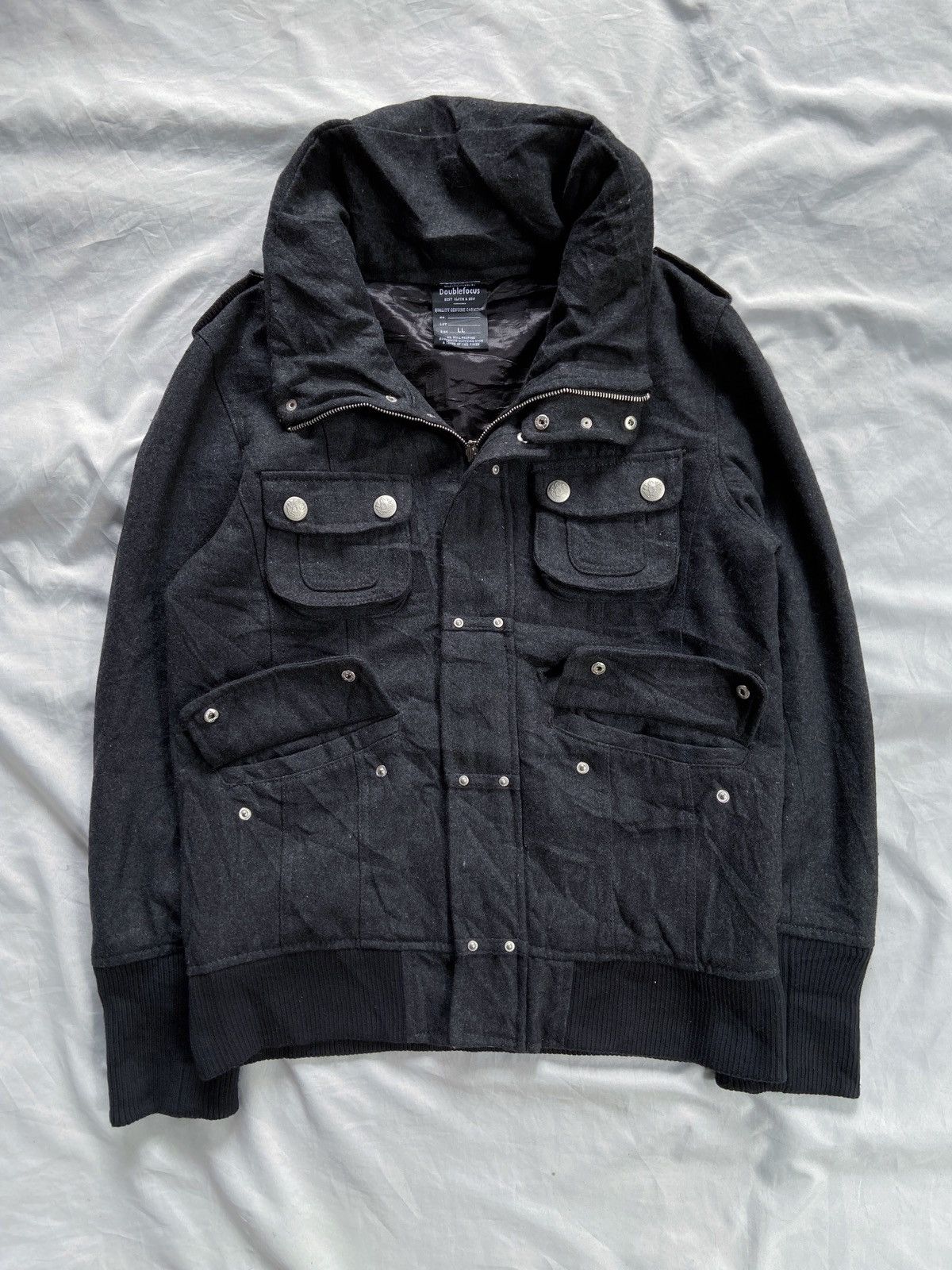 Isamu Katayama Backlash DOUBLE FOCUS MULTI POCKET BONO ZIP HOODIE Size US L / EU 52-54 / 3 - 2 Thumbnail