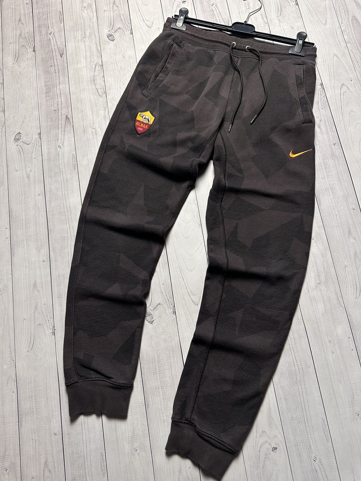 Nike × Vintage Vintage Nike AS Roma soccer joggers size S Size US 30 / EU 46 - 3 Thumbnail