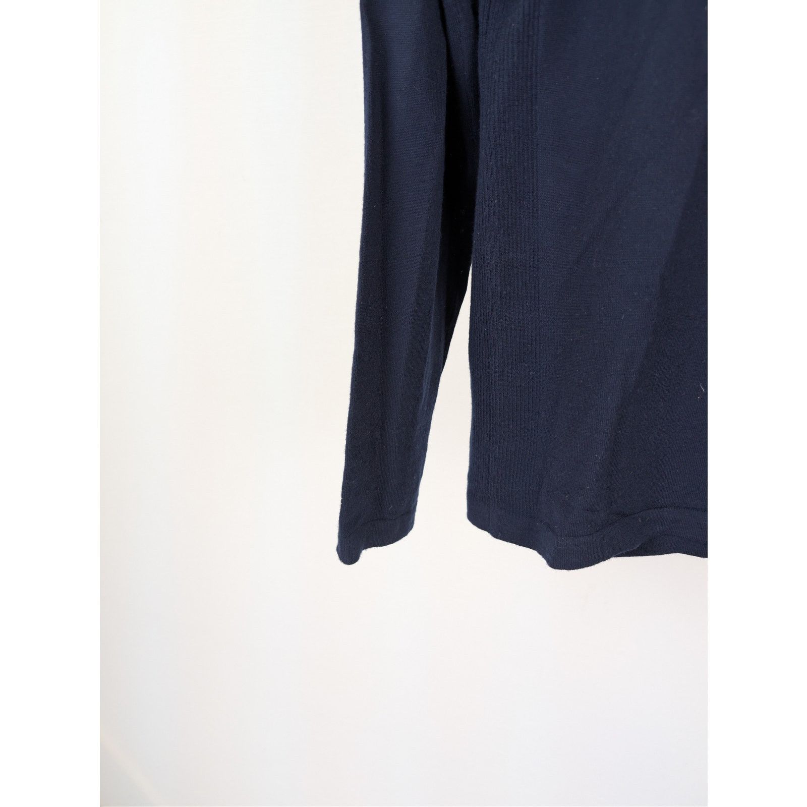 Vince o1rshd1 CC20 Long Sleeve Polo Shirt in Navy Blue Size US S / EU 44-46 / 1 - 5 Thumbnail