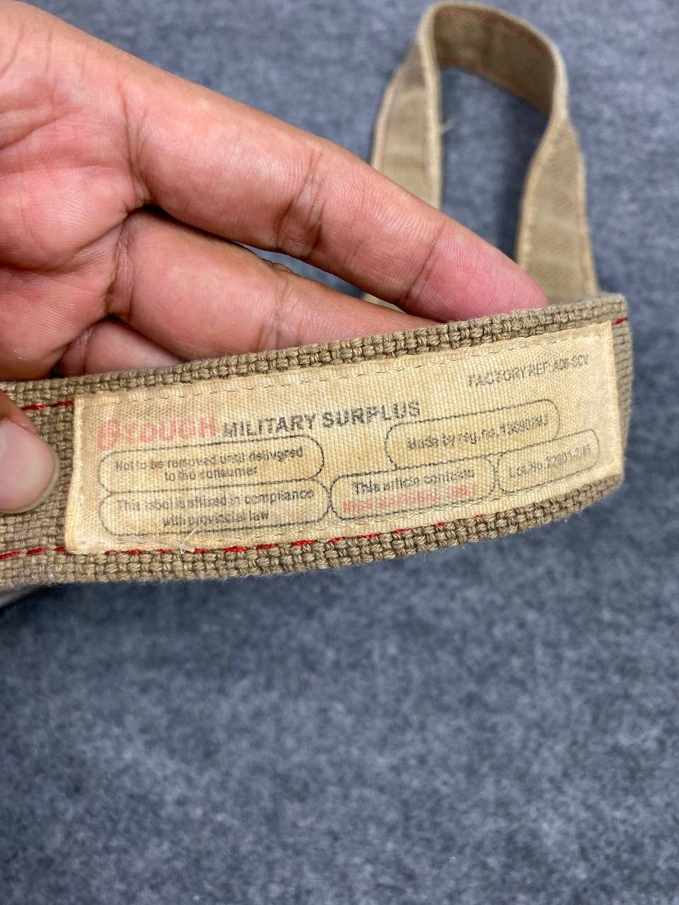 Other tough military surplus belt nice design Size ONE SIZE - 4 Thumbnail