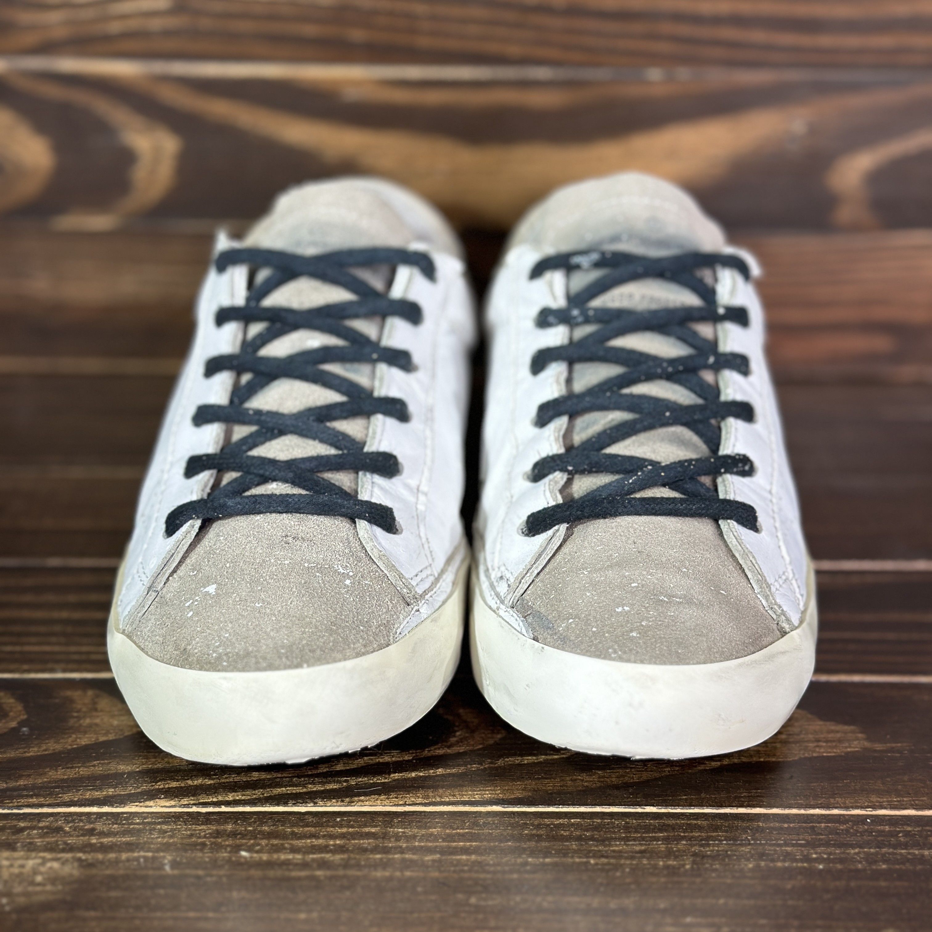 Golden Goose GOLDEN GOOSE Superstar NOBU LTD ED Leather Sneakers In Paint Size US 9 / IT 39 - 3 Thumbnail