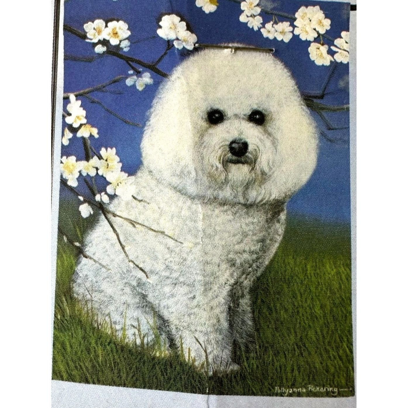 Vintage Bichon Frise Garden Flag Retired 12 x 16 inches New in Packa Size ONE SIZE - 1 Thumbnail