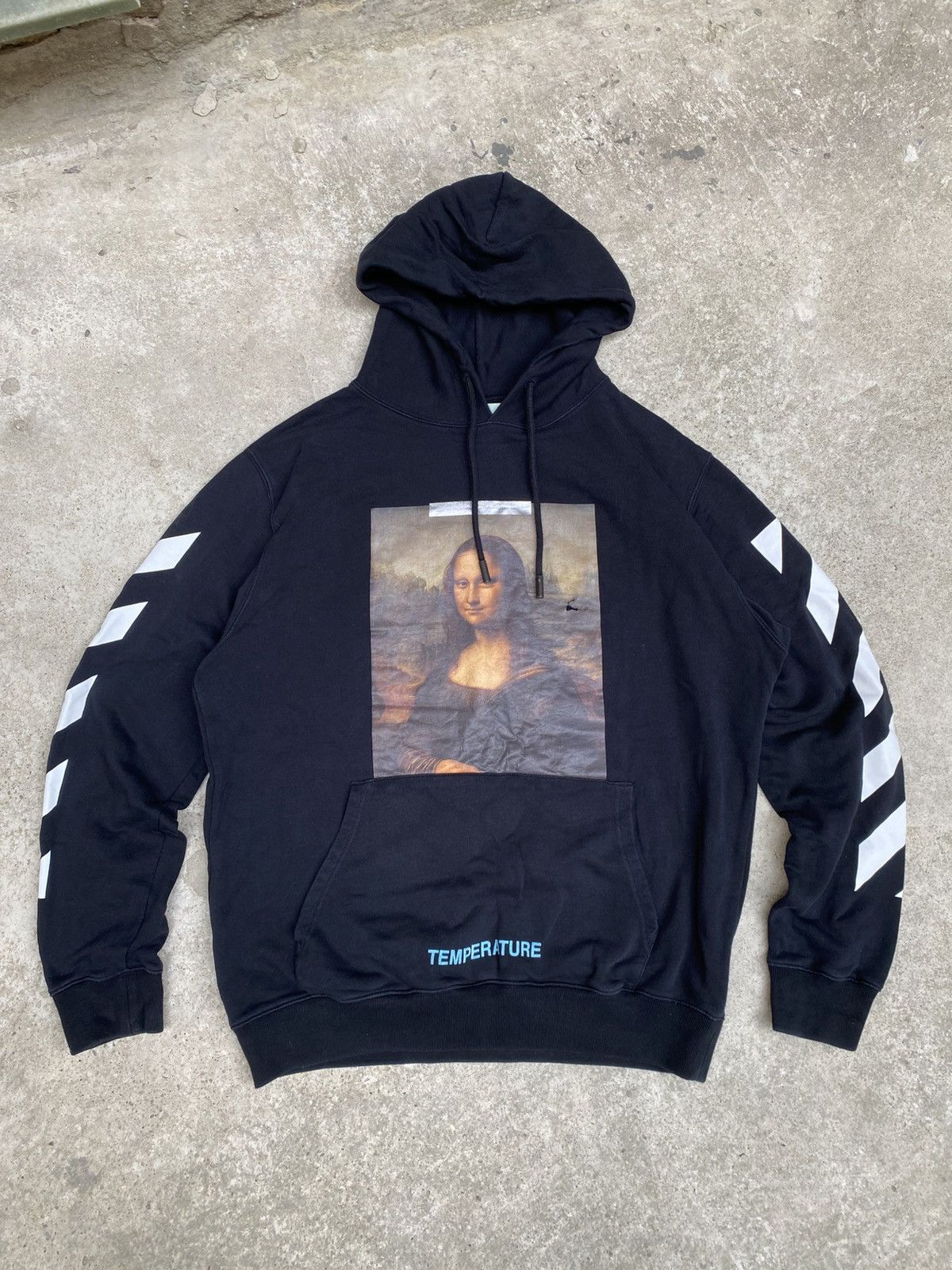 Off-White Off-White Mona Lisa Temperature black Over Hoodie Size US L / EU 52-54 / 3 - 1 Thumbnail