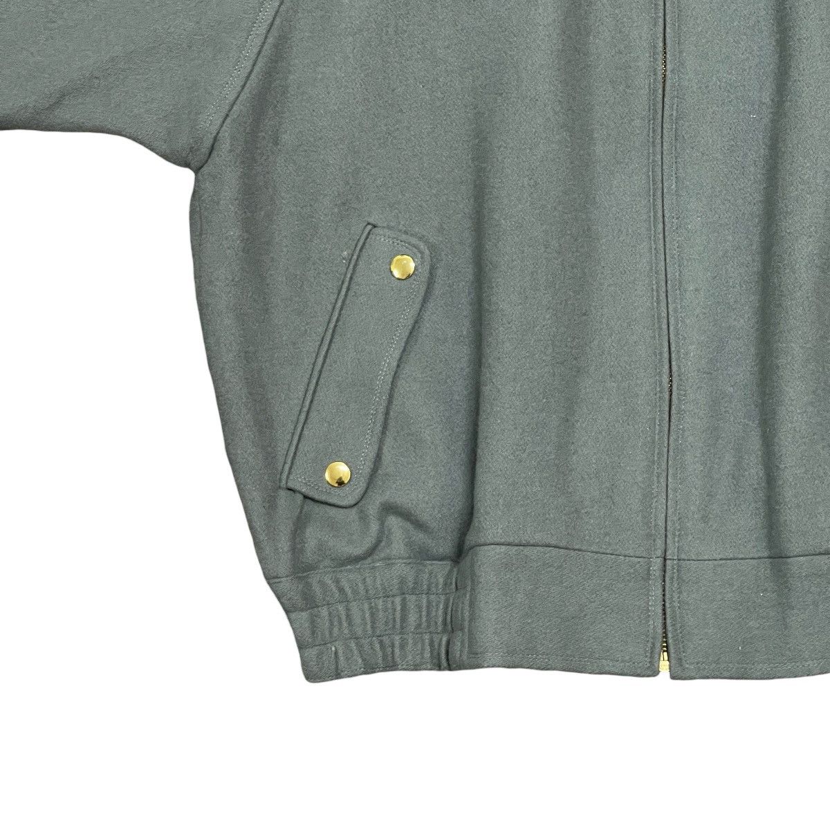 Givenchy Vintage 90s Givenchy Play Grey Wool Blouson Bomber Jacket Size US M / EU 48-50 / 2 - 5 Thumbnail
