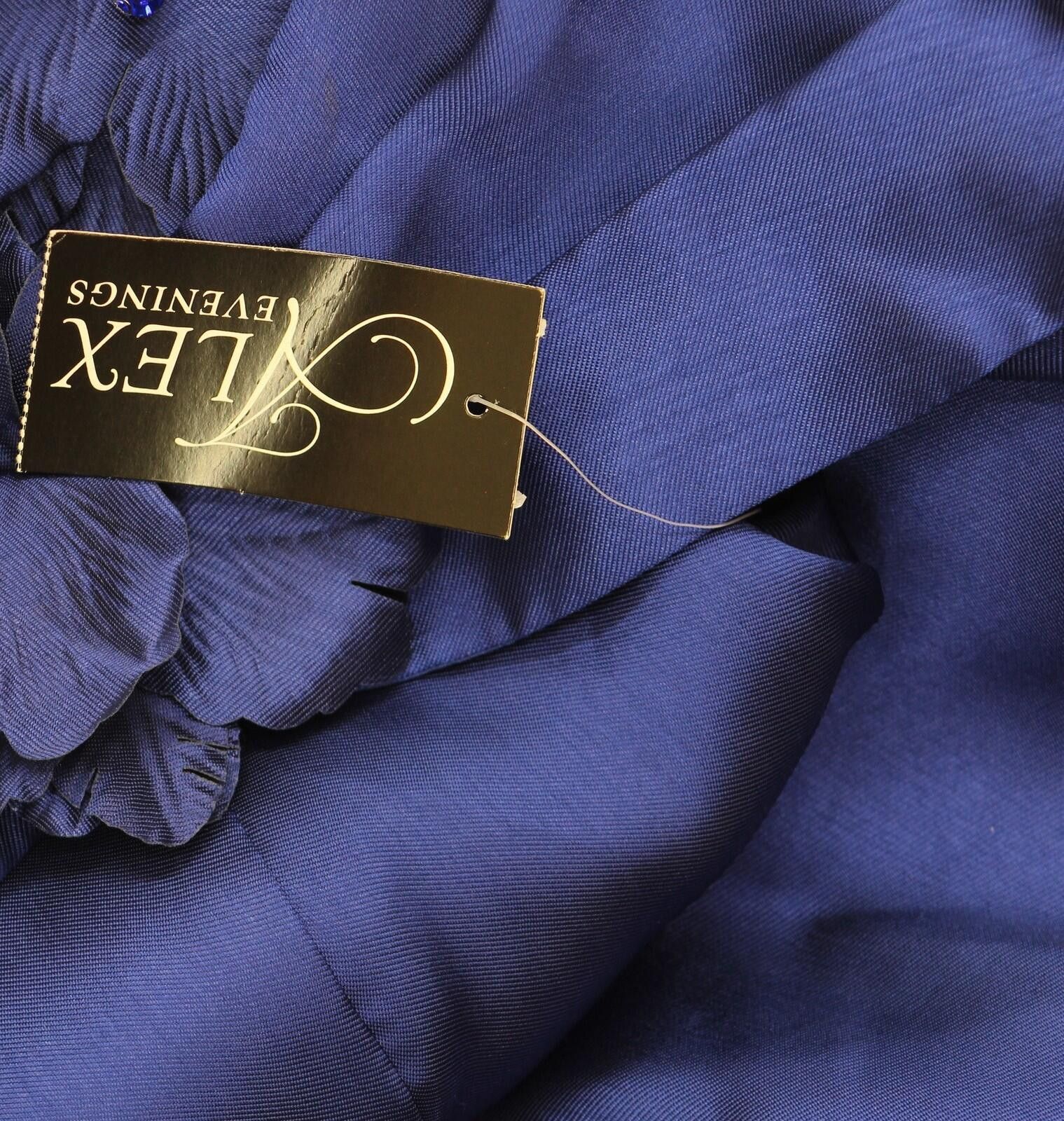 Other Nwt Alex Evenings Sleeve Midi Dress Bright Royal Blue 10 Size L / US 10 / IT 46 - 5 Thumbnail