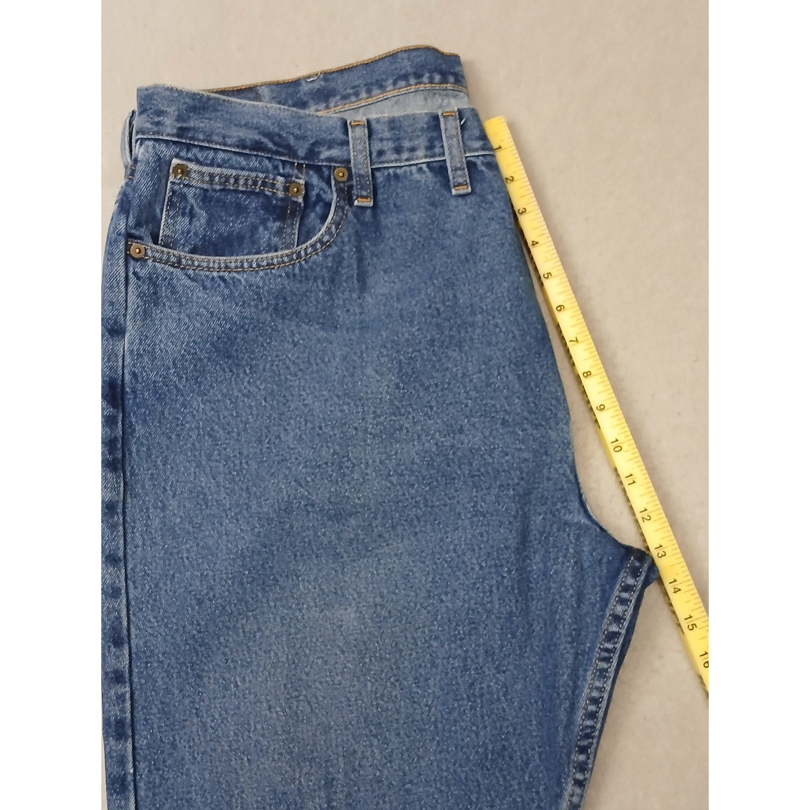 Other Magellan (44x30) Men's Straight Leg Blue Denim Jeans Size US 44 / EU 60 - 6 Thumbnail