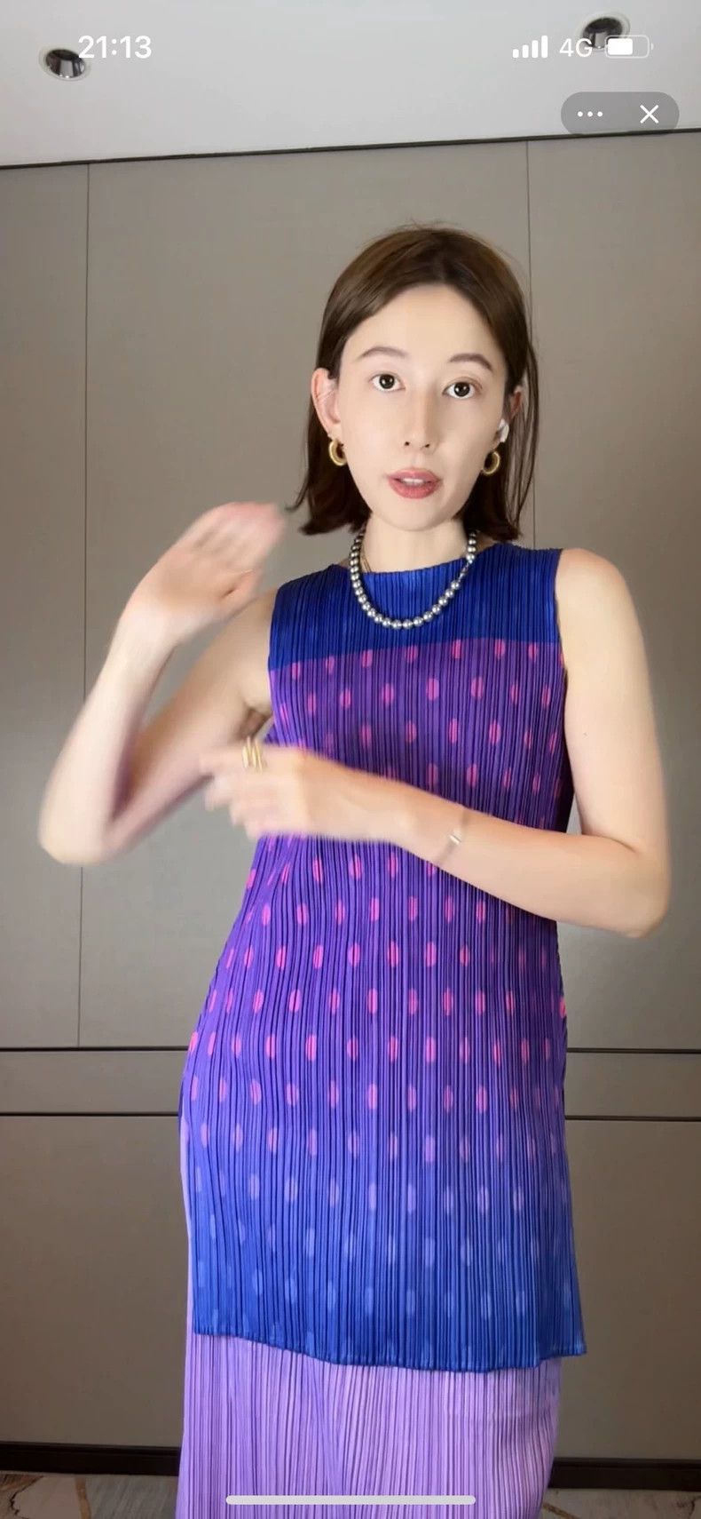 Issey Miyake Issey Miyake size:3 Polka dot gradient vest Size S / US 4 / IT 40 - 2 Thumbnail