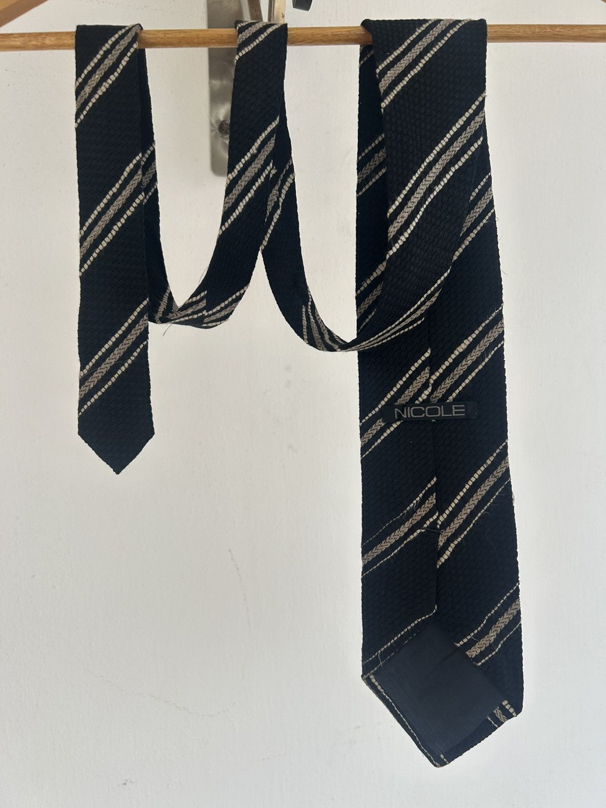 Nicole Club Nicole Vintage Tie Stripe Black Size ONE SIZE - 2 Thumbnail