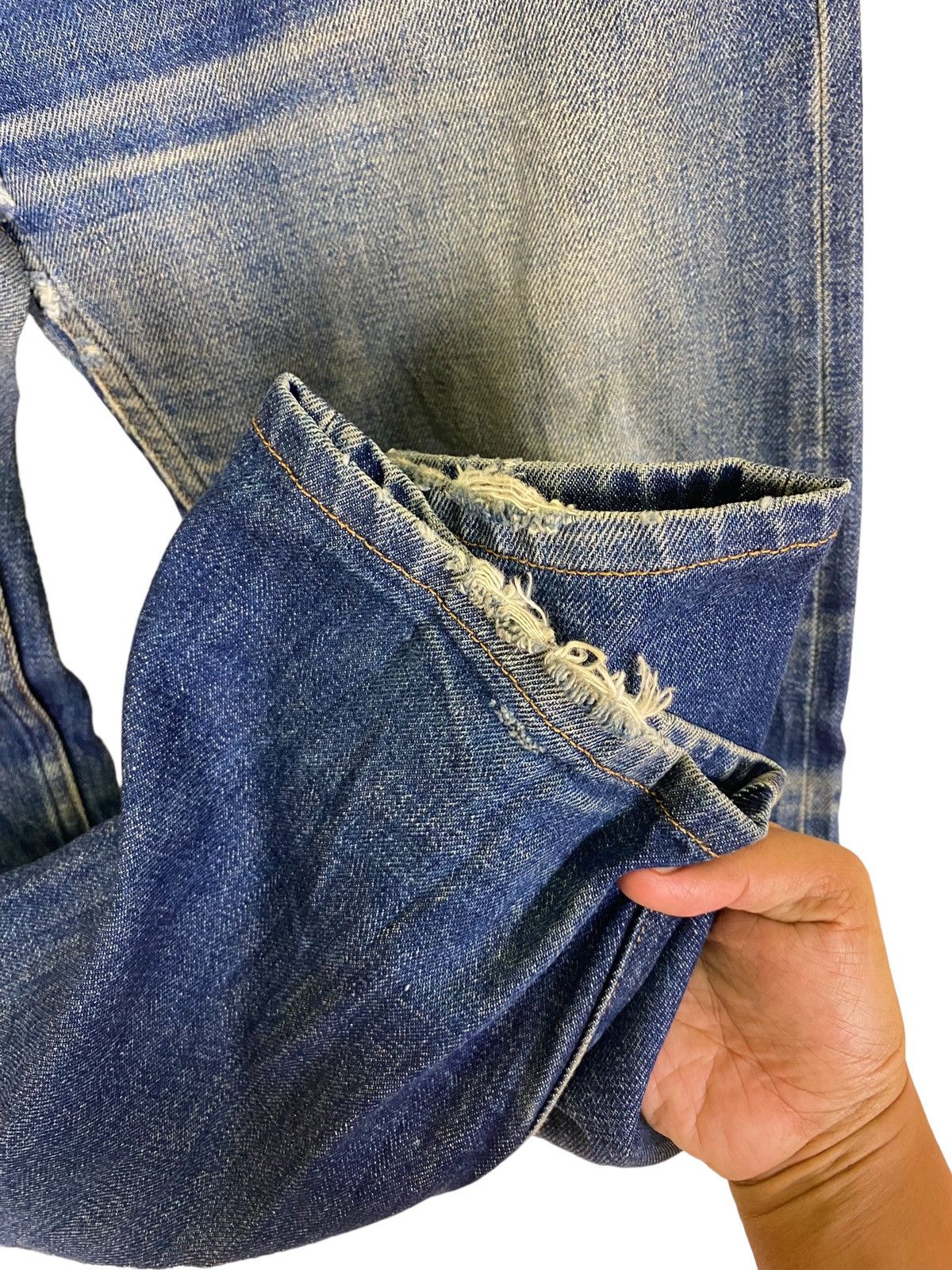 A.P.C. Vintage A.P.C Distressed Selvedge Denim Size US 33 - 10 Thumbnail