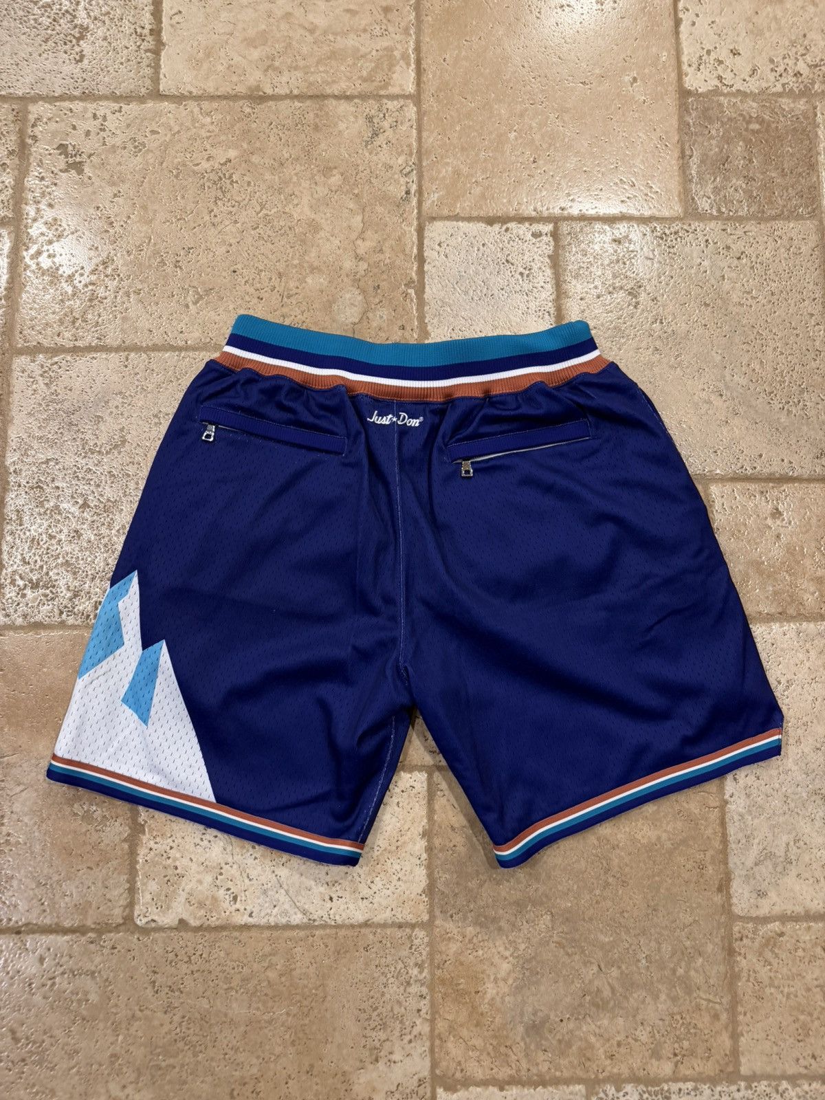 Just Don × Mitchell & Ness × Rsvp Gallery Just Don x Mitchell & Ness NBA Utah Jazz Purple Shorts Size US 34 / EU 50 - 6 Thumbnail