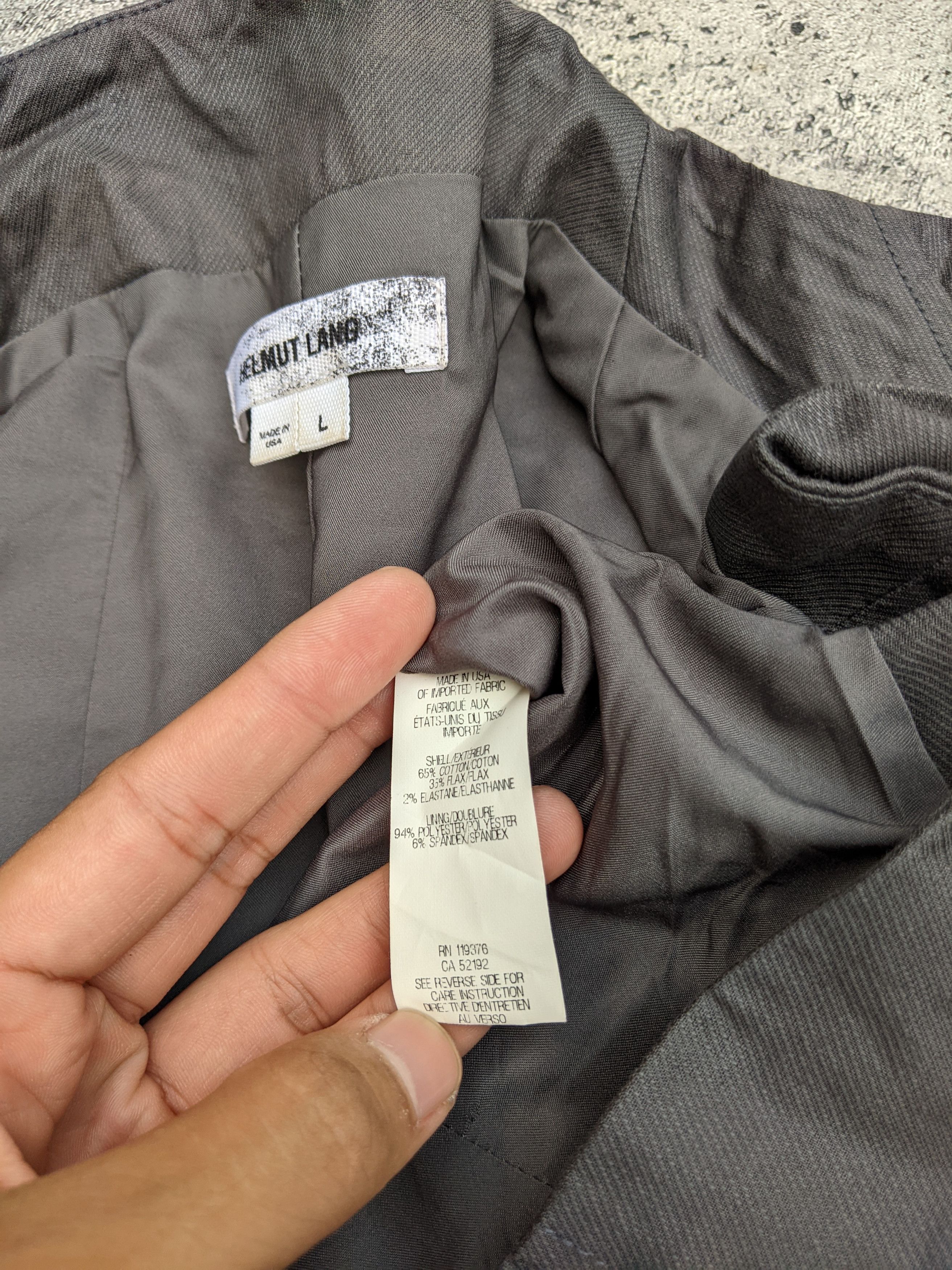 Helmut Lang Helmut Lang Asymmetric Zip Jacket Size L / US 10 / IT 46 - 16 Thumbnail