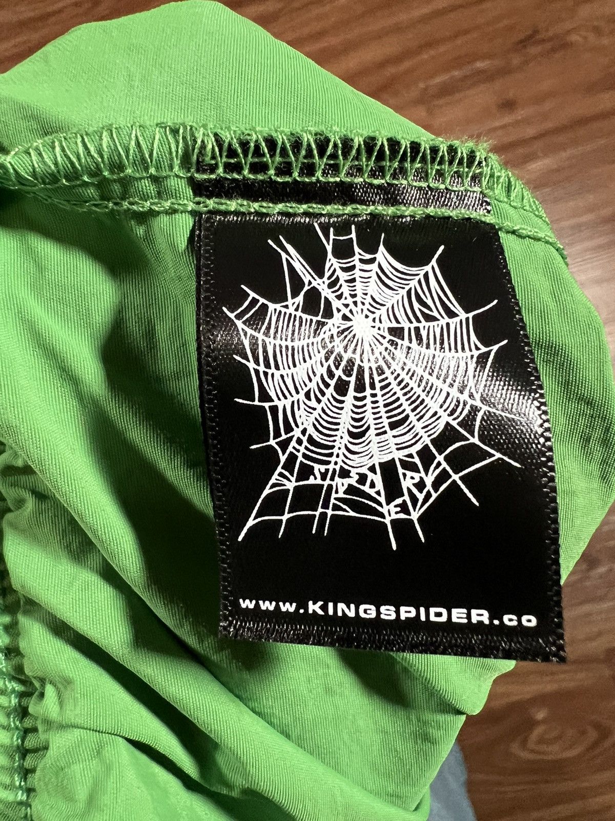 Sp5der × Young Thug Sp5der Spider worldwide Double Layer Shoets Og Web V.2 Sz XL Size US 36 / EU 52 - 3 Thumbnail