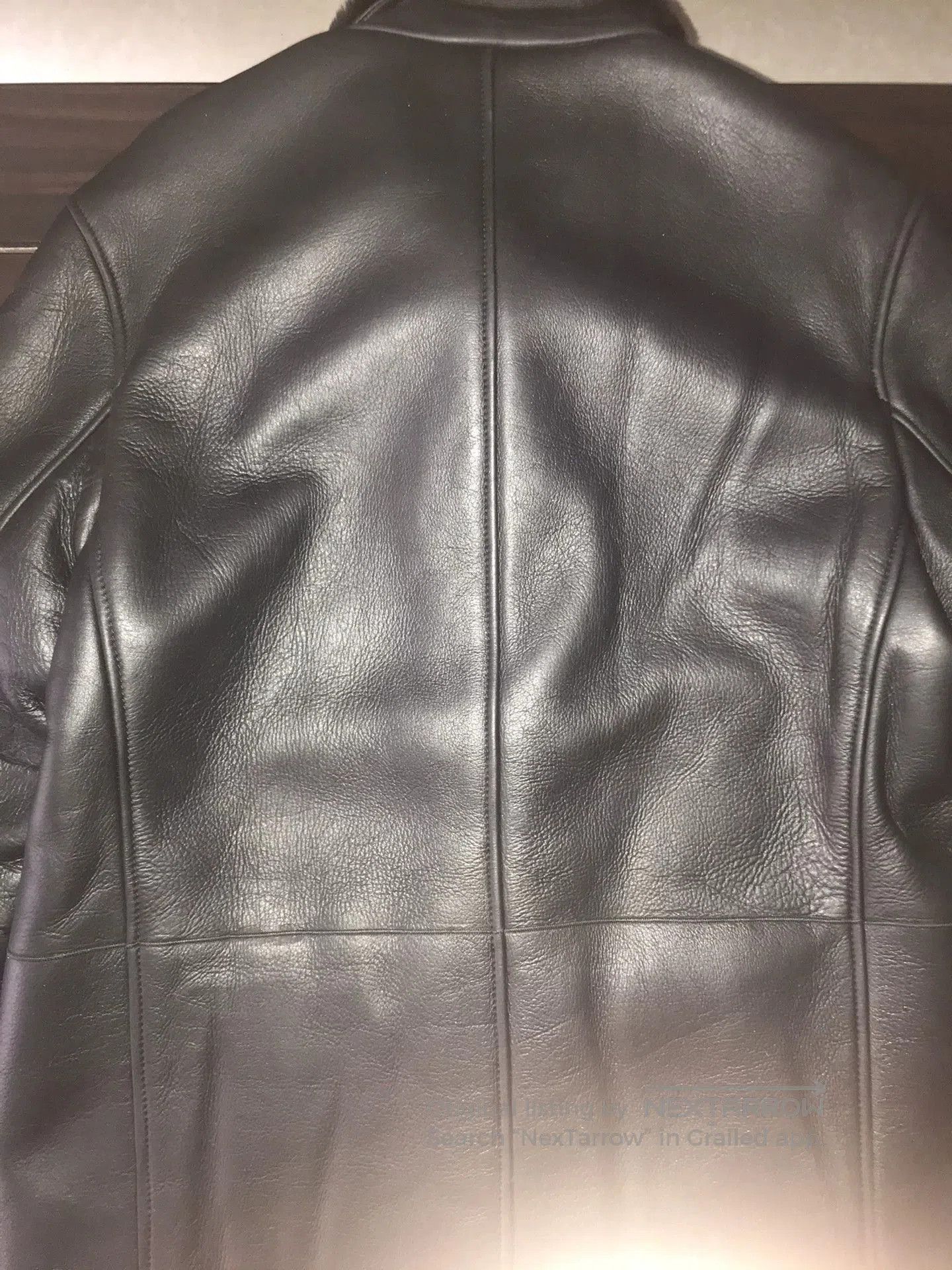 Salvatore Ferragamo black shearling coat by salvatore ferragamo. Size L / US 10 / IT 46 - 4 Thumbnail