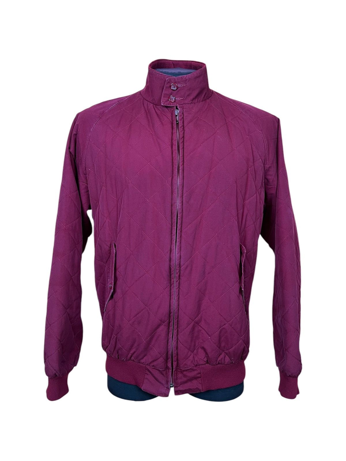 Baracuta vintage quilted jacket rare bomber red men's
