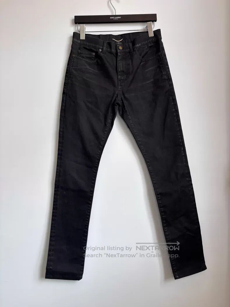 Saint Laurent Paris Saint Laurent Paris Waxed Claw Denim Jeans i Size US 30 / EU 46 - 1 Thumbnail