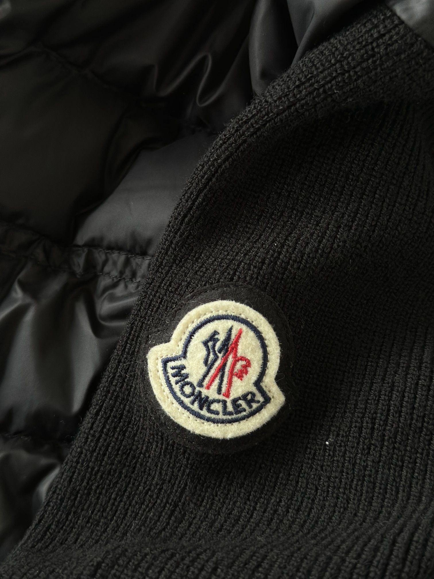 Moncler Moncler Tricot Padded Cardigan Size US XL / EU 56 / 4 - 3 Thumbnail