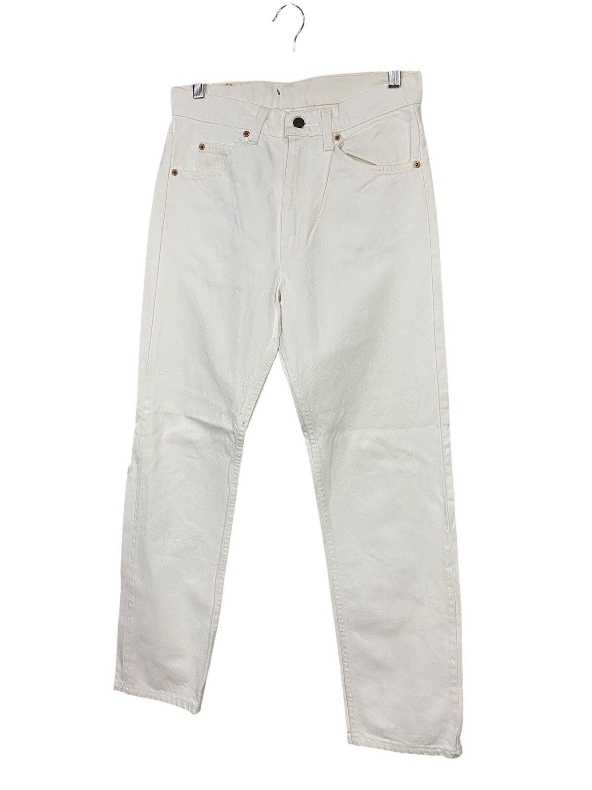 Levi's Vintage 90s levis orange tab regular fit white denim pant Size US 30 / EU 46 - 4 Thumbnail